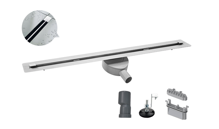 Душовий трап KOER FD07-20x800-SLENDER "тонкий" з нерж. сталі SUS304 20x800мм (KR5137)