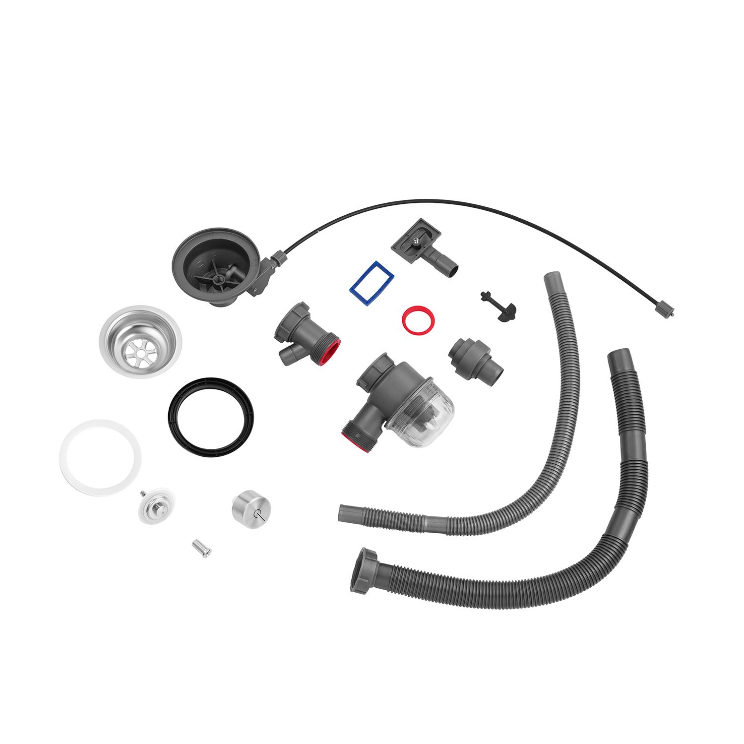 Кухонна мийка Kroner KRP Schwarze - SET7546HM PVD (3.0/0.7 мм)