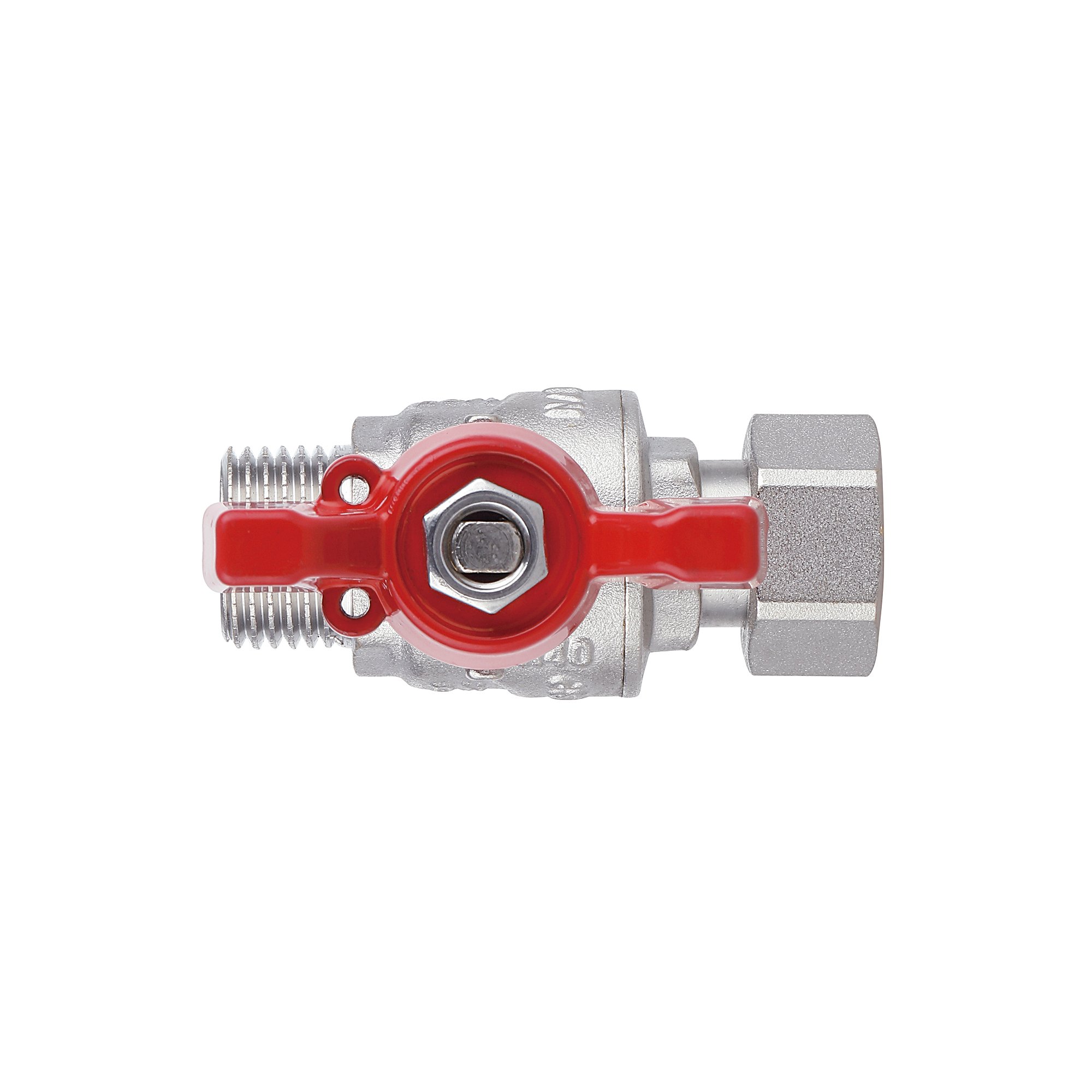 Кран кульовий з накидною гайкою Thermo Alliance Forte 1/2" ВЗ для води прямий SF261W15