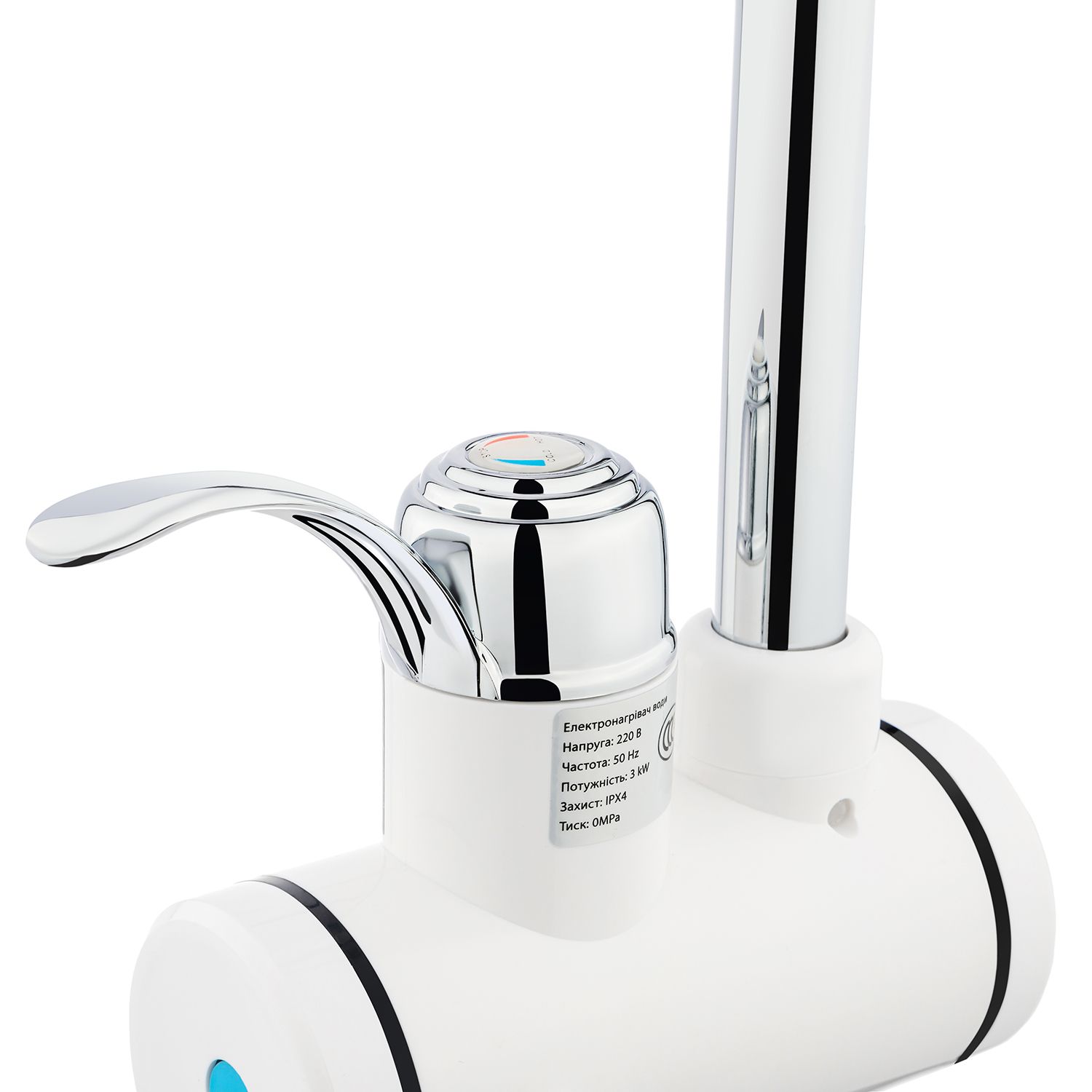 Проточний водонагрівач Kroner KRM Volt - CW091 з дисплеєм