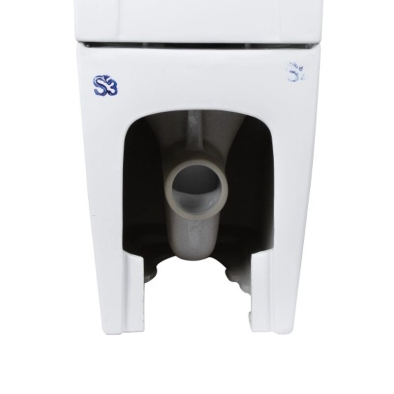 Чаша унітазу-компакту без сидіння MIXXUS PREMIUM QUADRO-0401-R BOWL 415x365x610 система змиву RIMLESS (MI8339)