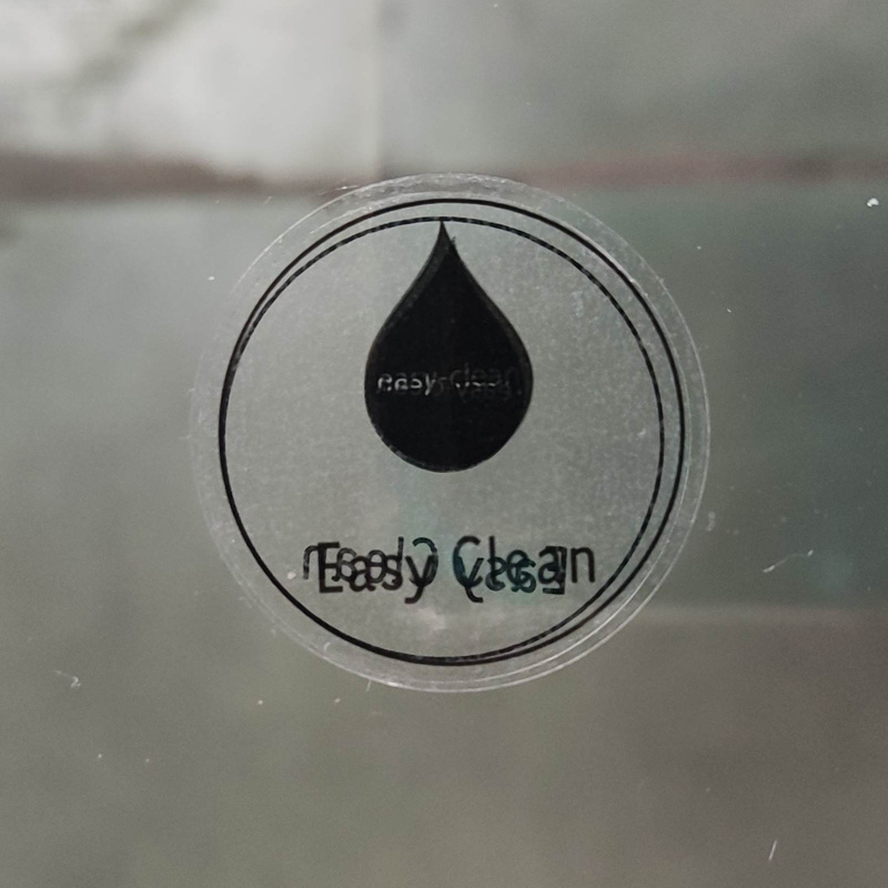 Двері у нішу розсувні KOER SR SD01-120x200-TR-07 прозоре скло EASY CLEAN 8мм графіт (KR5378)