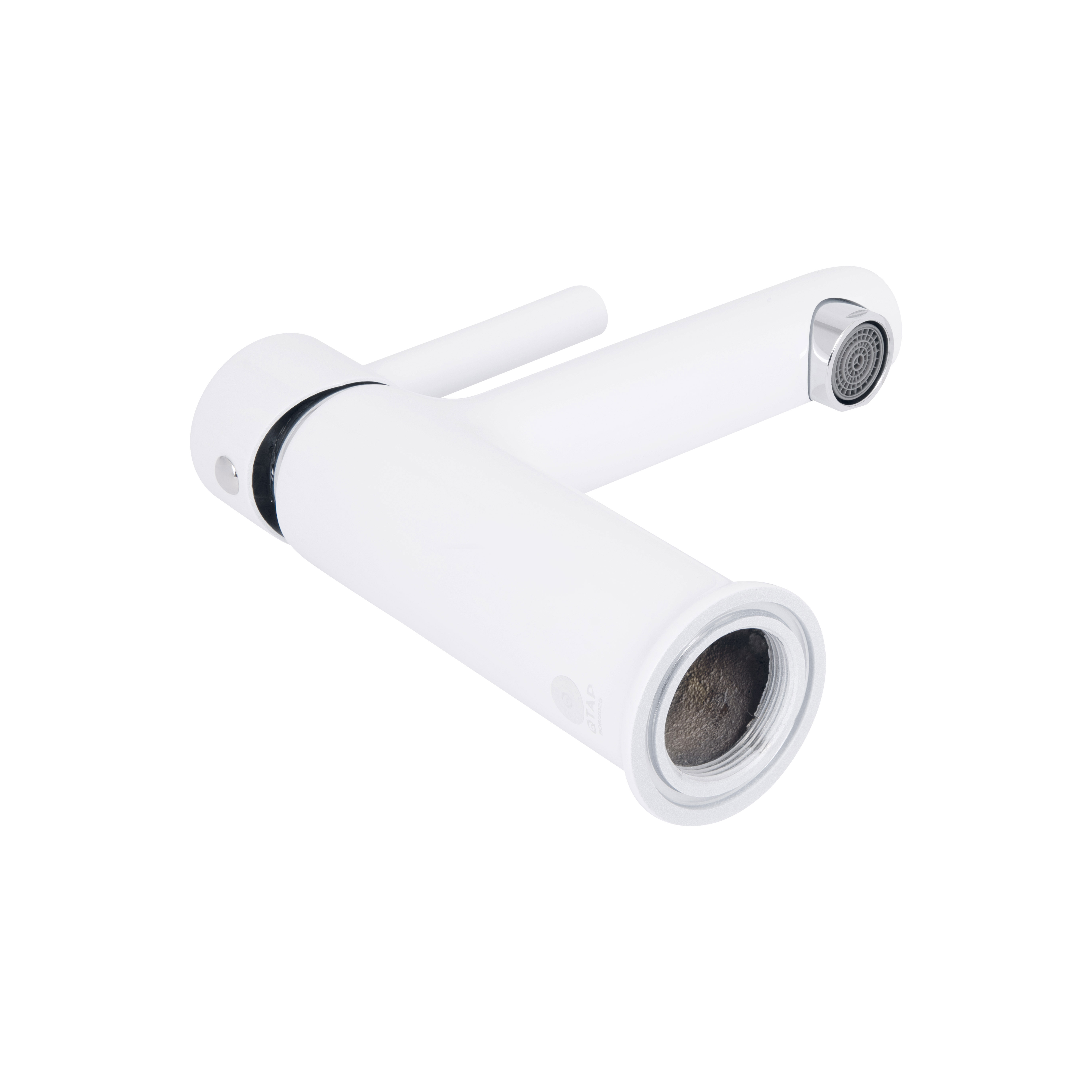 Змішувач для раковини Qtap Grand QTGRAWCR001F Chrome/White