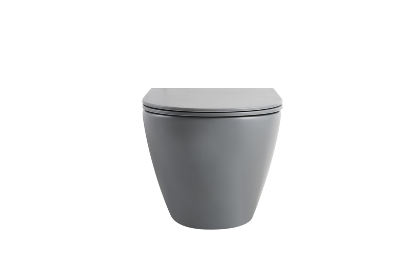 Комплект: MIXXUS PREMIUM ELLIPSE-SET-2101 GRAY Унітаз система змиву TORNADO 3.0+ Інсталяція KOER KT-0404 + панель KT-0604-07 GUN GRAY (MP6668)