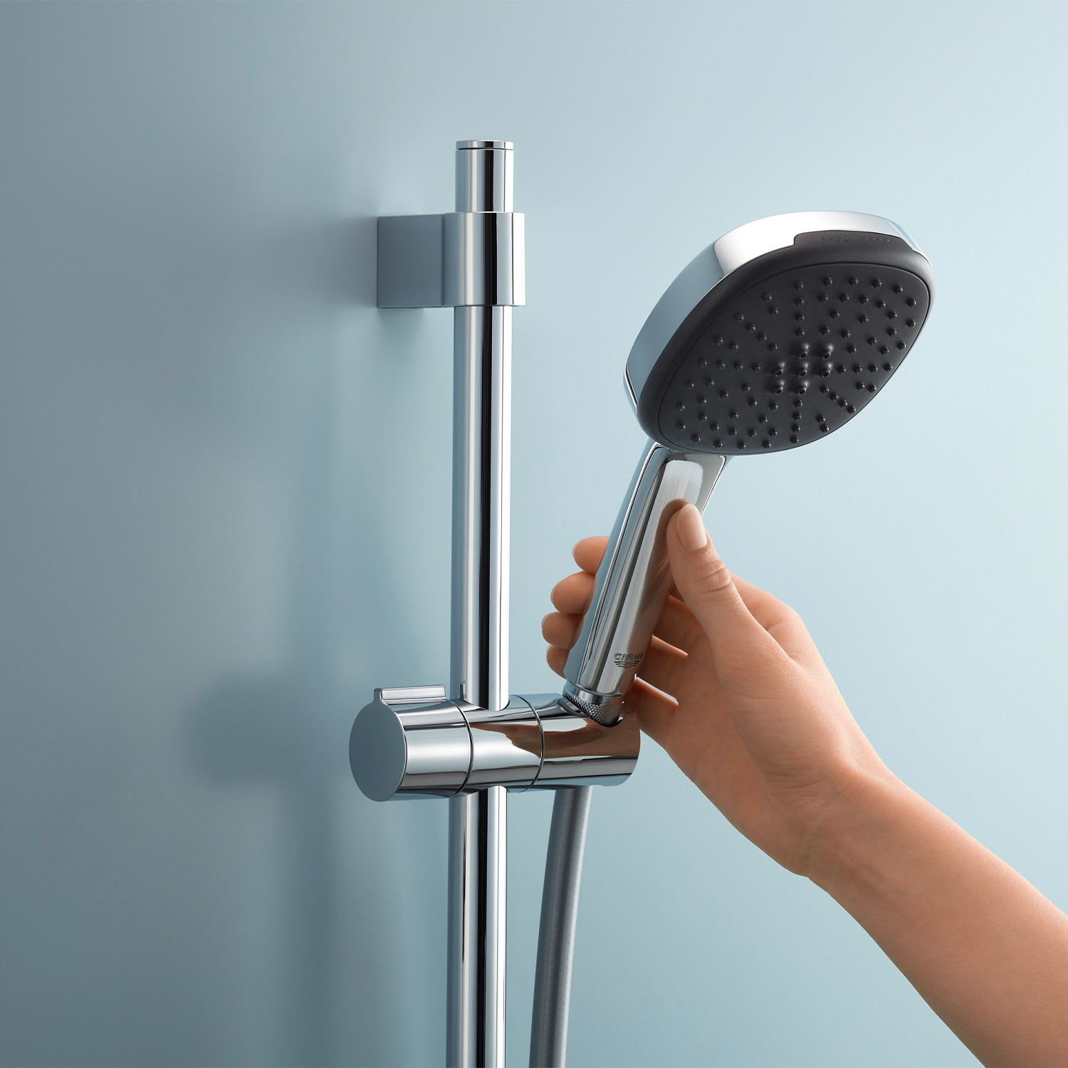 Душова система Grohe Euroeco з гарнітуром Vitalio Comfort 110 та шланговим підключенням 3274226929