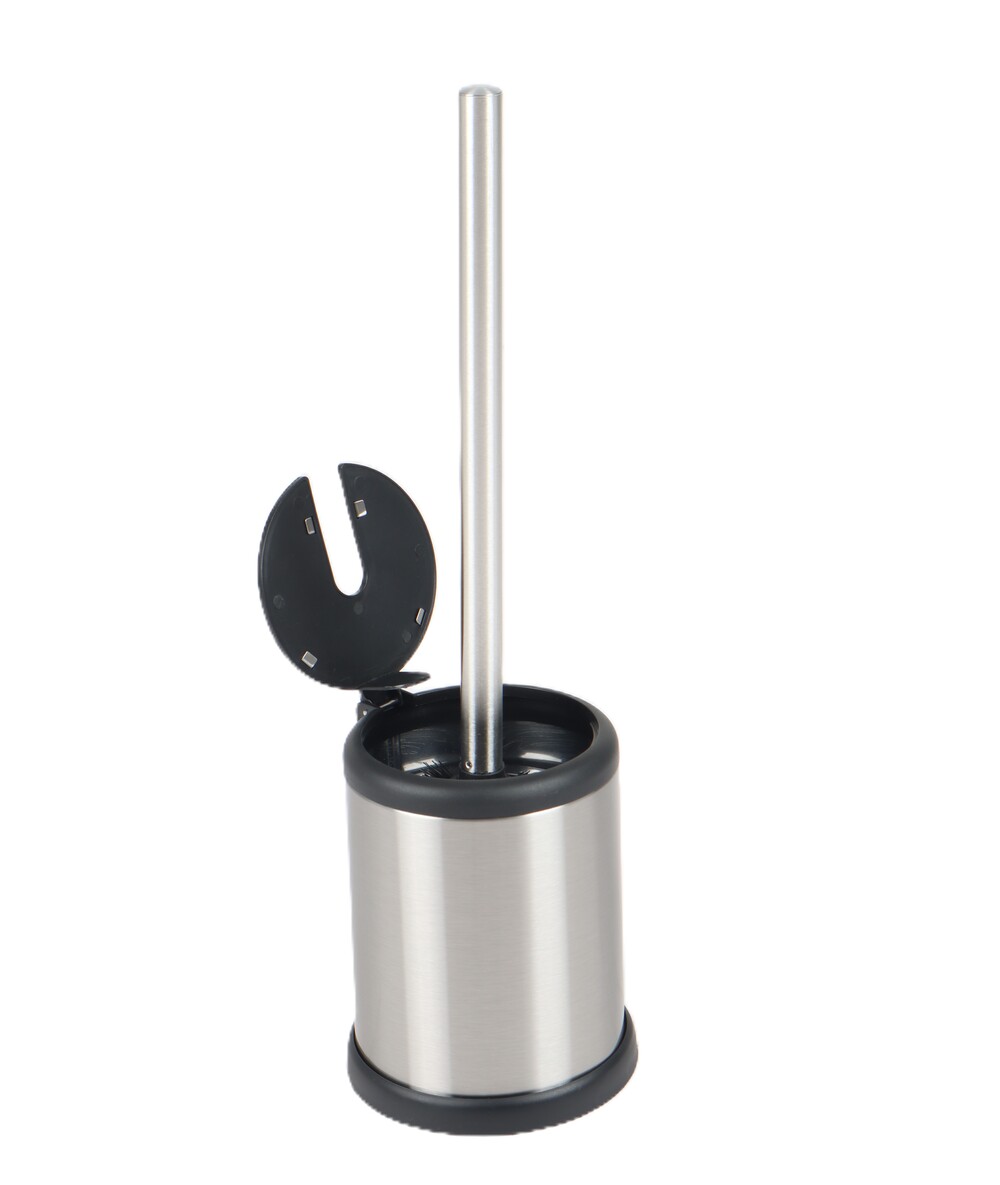 Йоржик для унітазу підлоговий MIXXUS TOPPER-TB0201 SS COLOR (колір нержавійка) (MI7093)