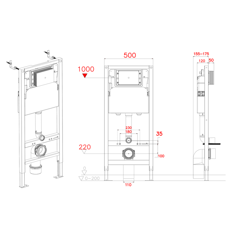 Комплект: MIXXUS PREMIUM ELLIPSE-SET-2102 Унітаз система змиву TORNADO 3.0+ Інсталяція KOER KT-0404 + панель KT-0604-01 CHROME (MP6690)