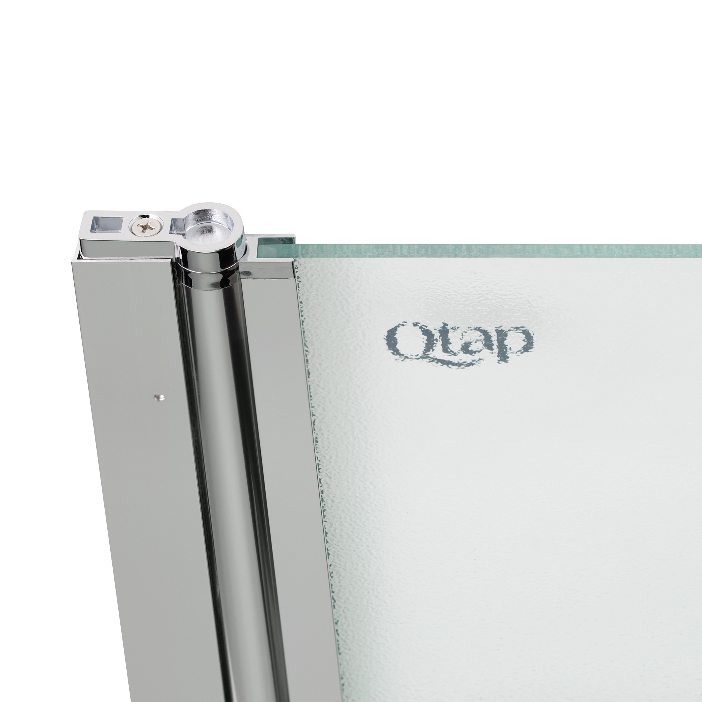 Штора на ванну Qtap Standard CRM407513APL скло Pear 6 мм, 75х140 см, ліва