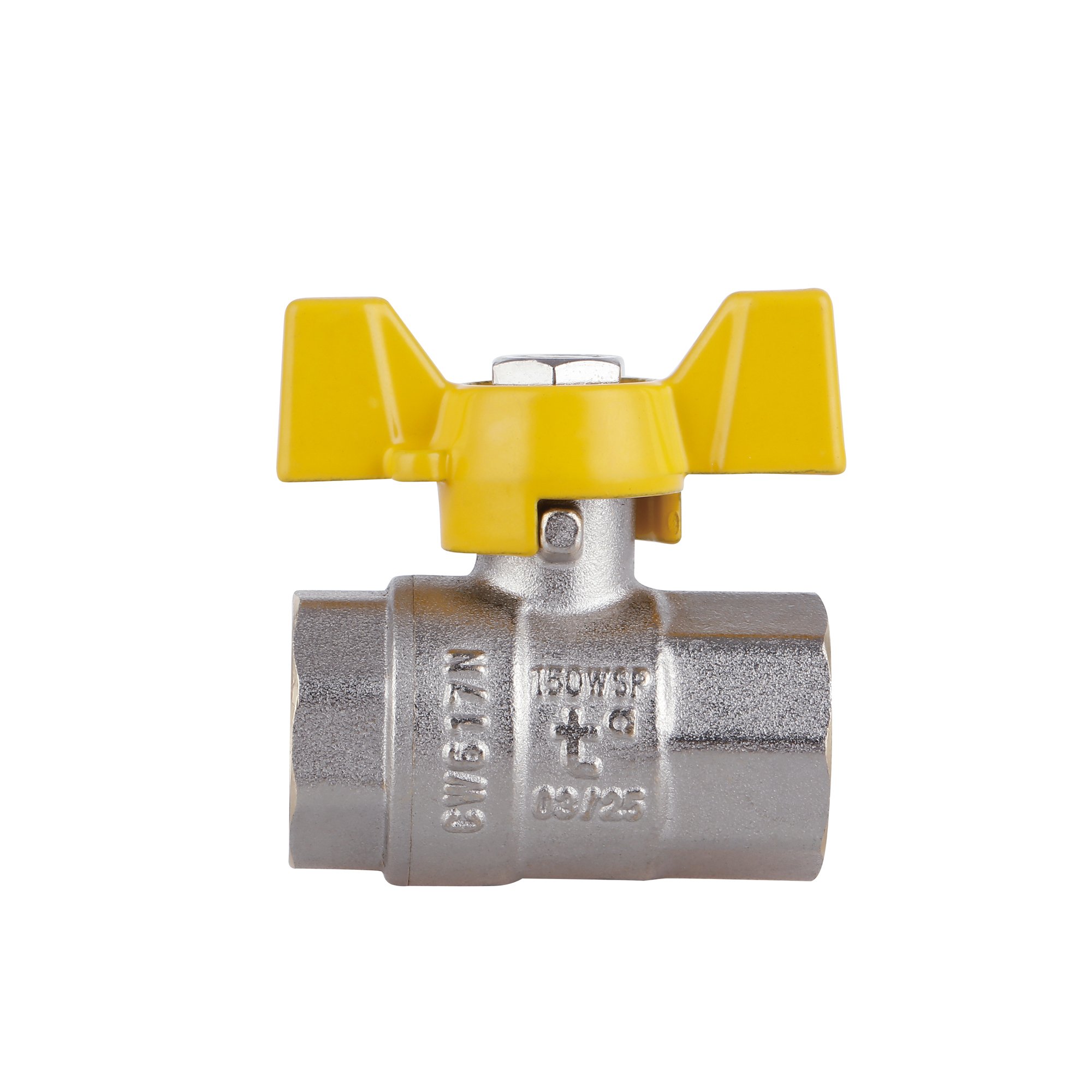 Кран кульовий Thermo Alliance Standart 1/2" ВР для газу (метелик) SD602NG15PN40