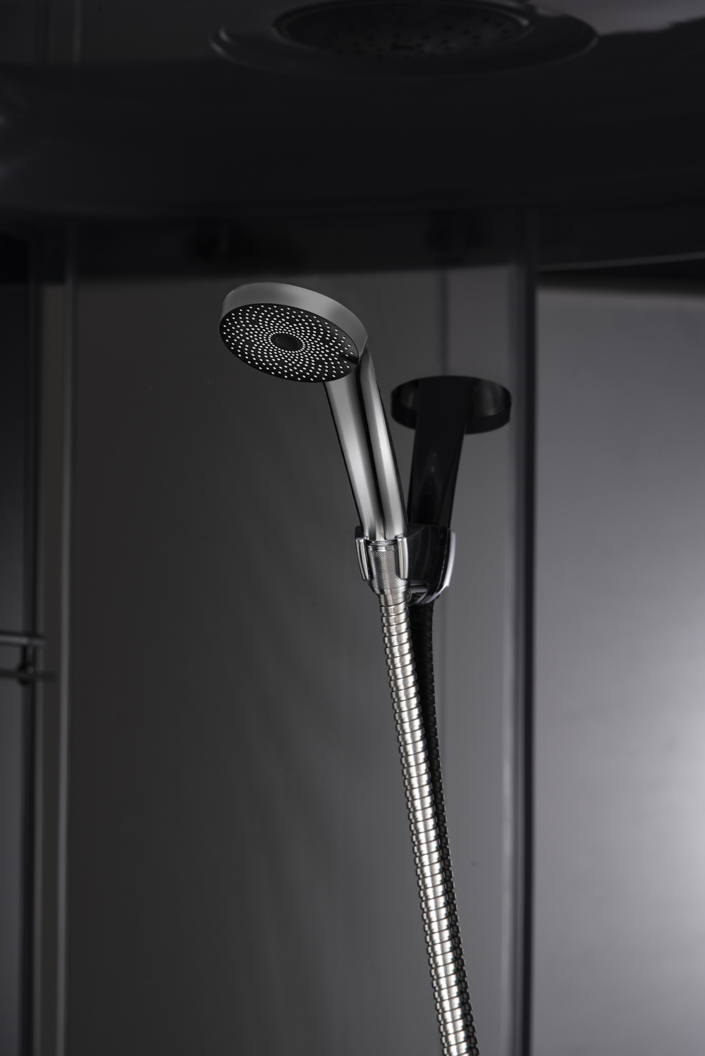 Бокс душовий без гідромасажу з високим піддоном MIXXUS STRONG SB01-90x90x215-FB SATIN матове скло 4мм (MI6884)