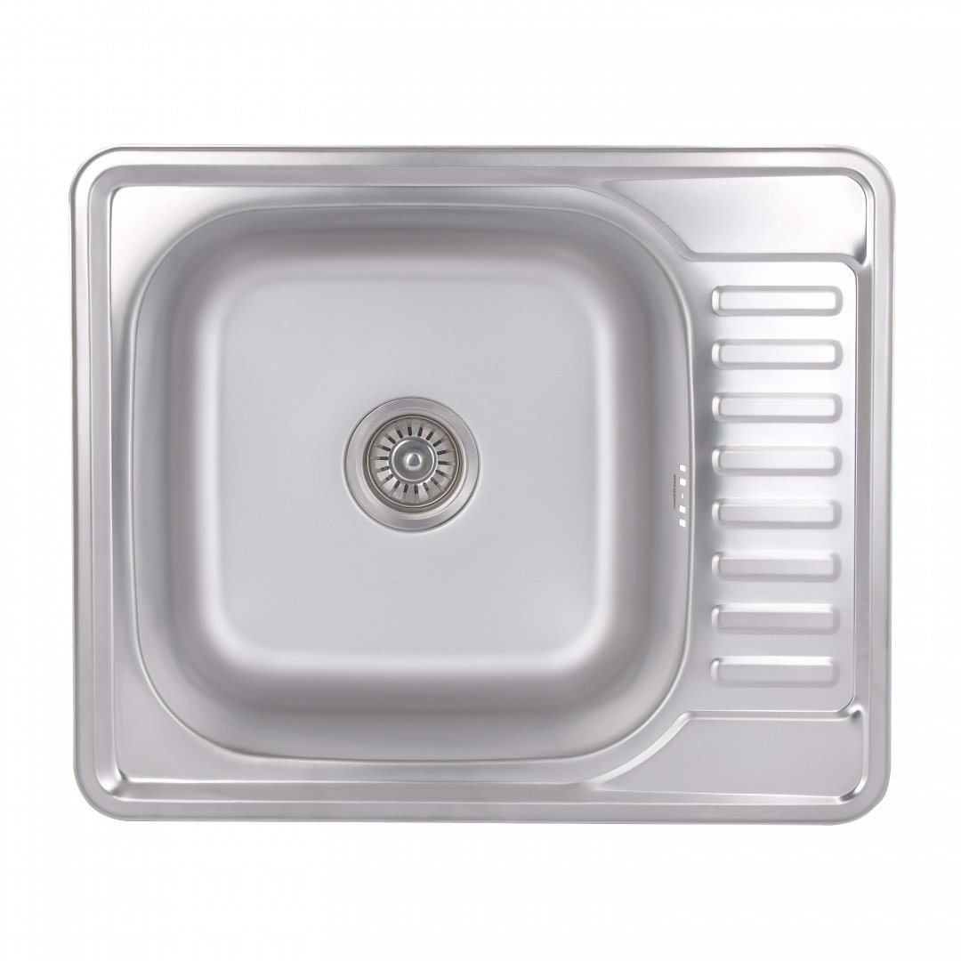 Кухонна мийка Brinex 5848 0,8 мм Satin (BRIN5848SAT08)