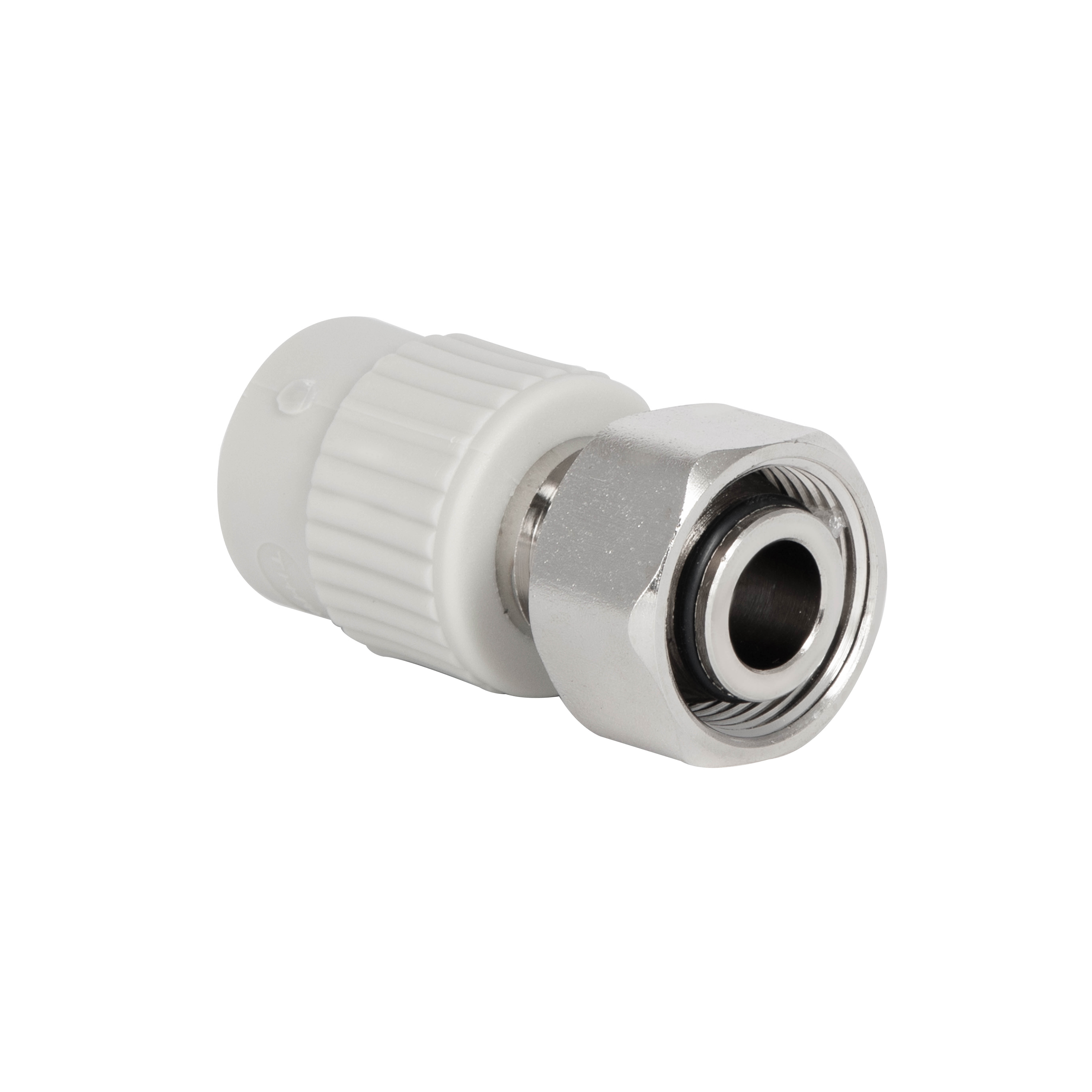 Муфта під Євроконус PPR із накидною гайкою Thermo Alliance 20х3/4" ВР з латунним штоком