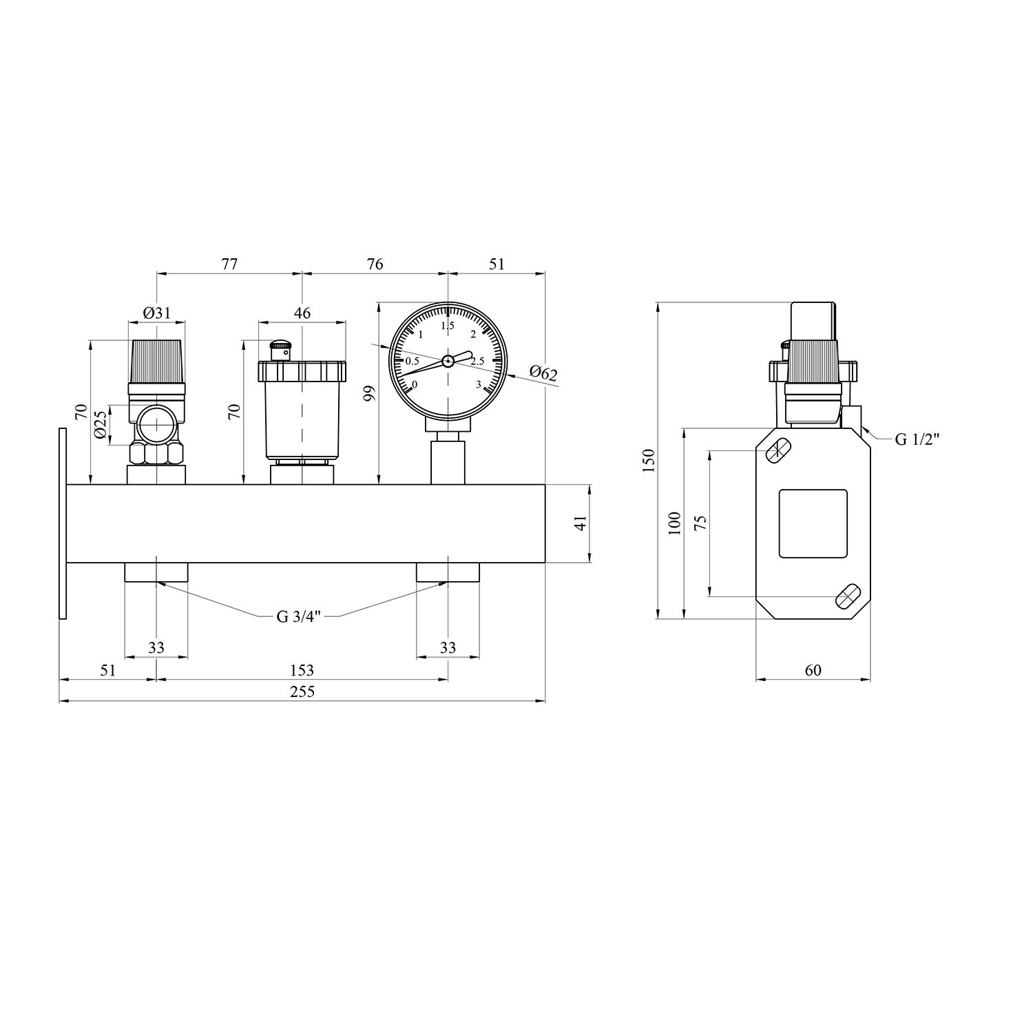 Група безпеки з кріпленням Karro червона KR-88071