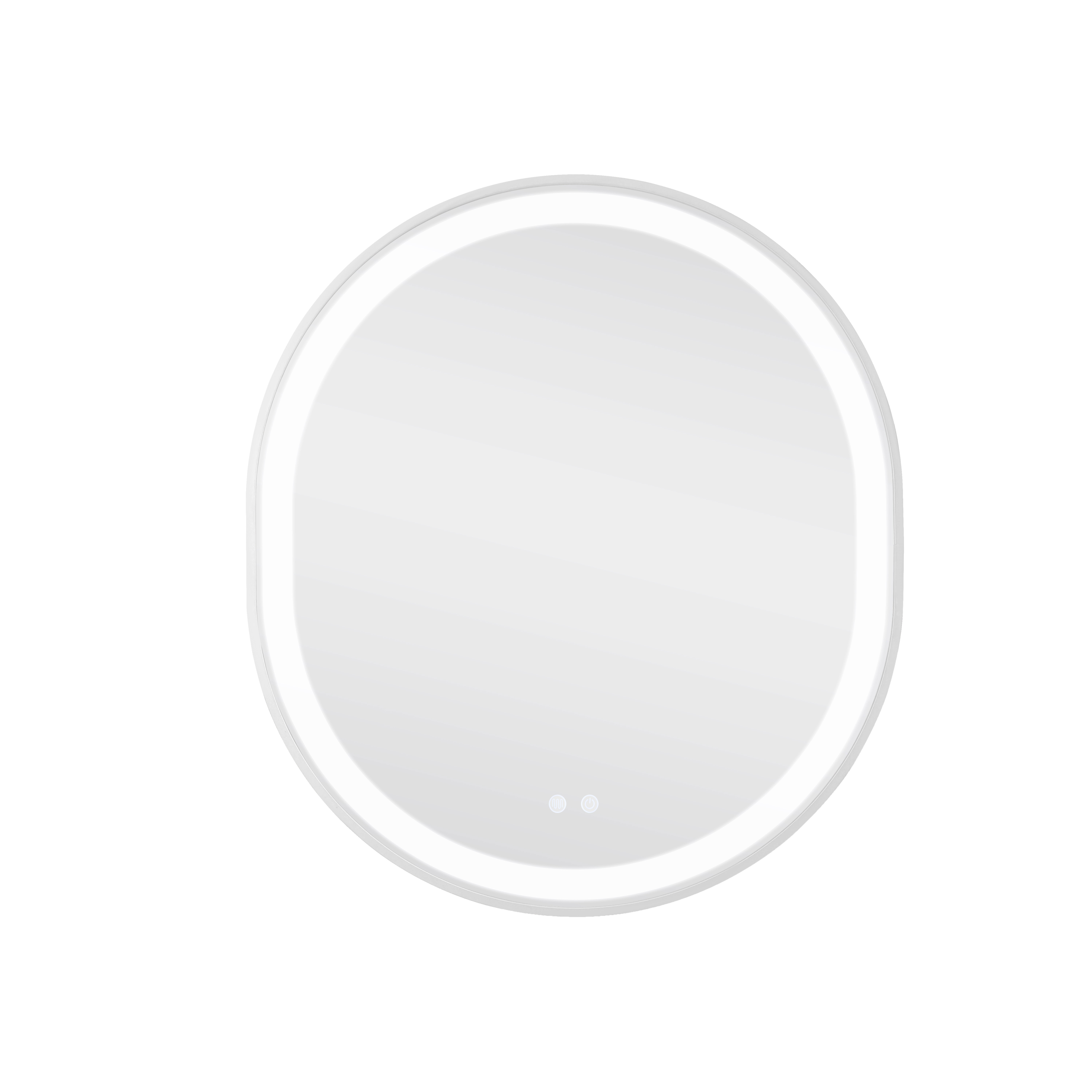 Дзеркало Qtap Gemini 800х700 з LED-підсвічуванням Touch, з антизапотіванням, з димером, рег. темп. кольору (3000-6500K) QT2578R8071W