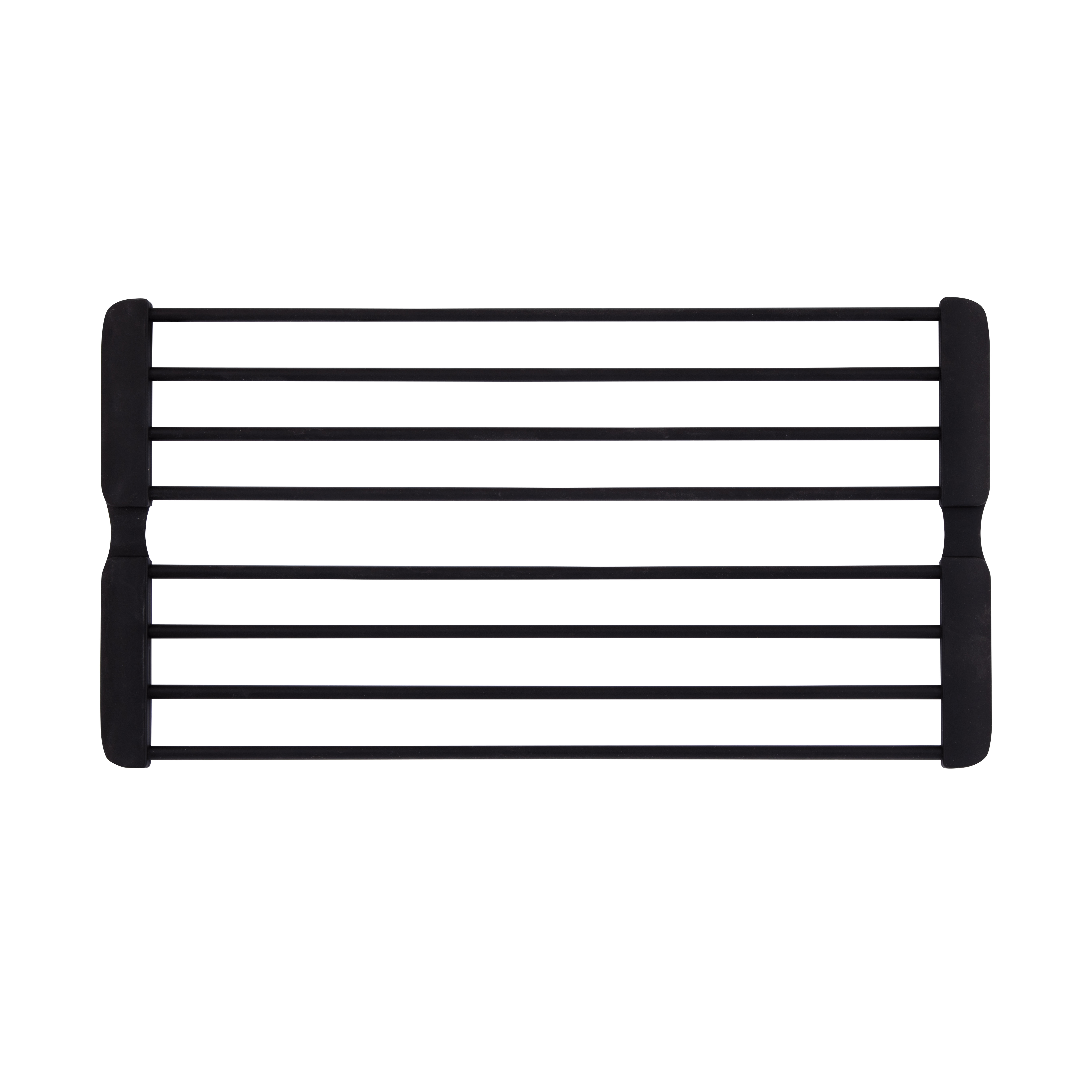 Сушарка на кухонну мийку з присоскою Lidz Acsis LA09 Black, кругла основа, для посуду 440х224 мм LDACSLA09BLM49777