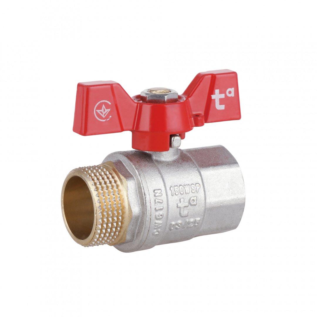 Кран кульовий Thermo Alliance Standart 1" ВЗ для води (метелик) SD607NW25PN40
