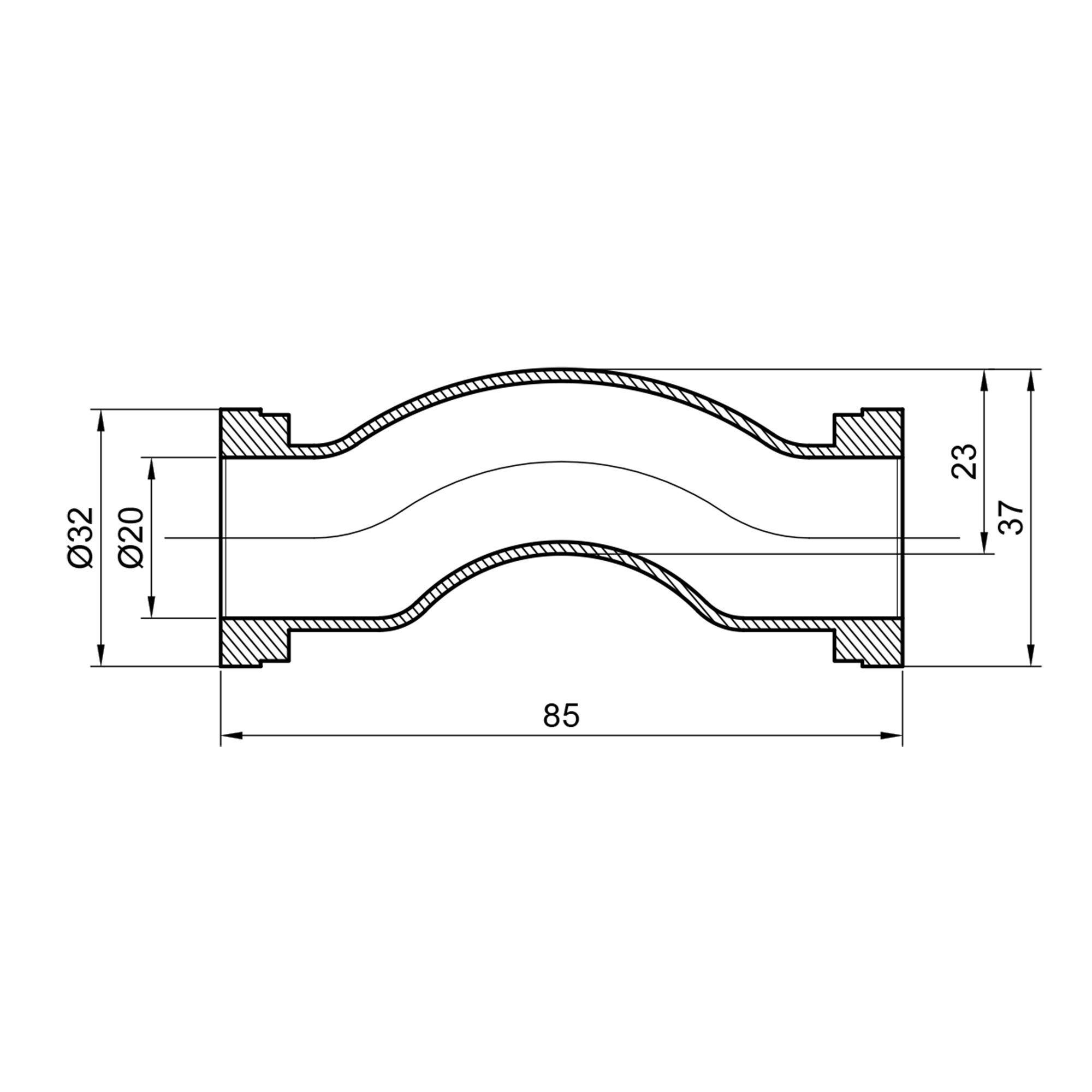 Обвід PPR Alfa Plast 20 (полег.)