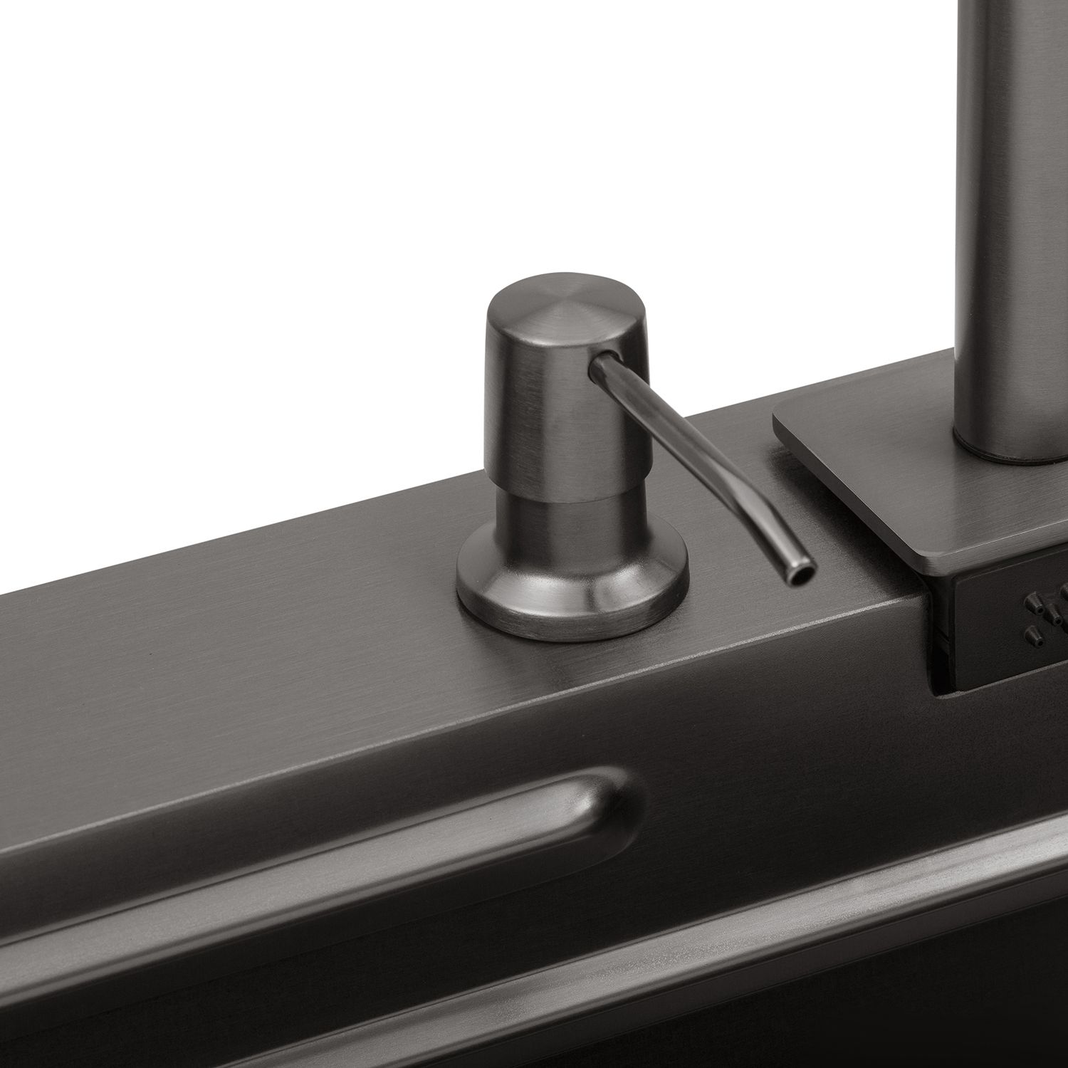 Кухонна мийка Kroner KRP Schwarze - SET7545HM PVD (3.0/0.8 мм)