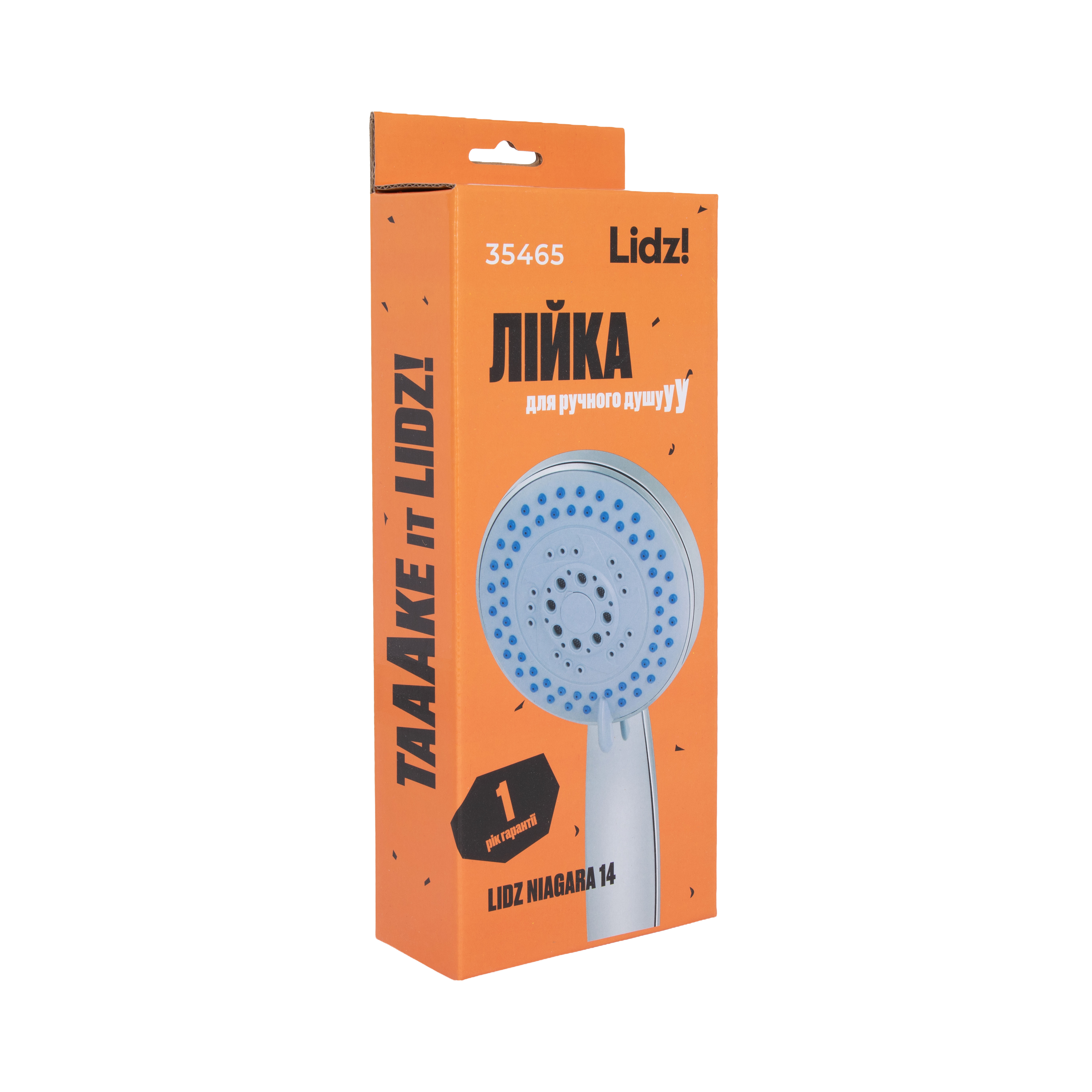 Лійка для ручного душу Лейки Lidz Niagara 14 95 мм округла LDNIA14CRM35465 Chrome