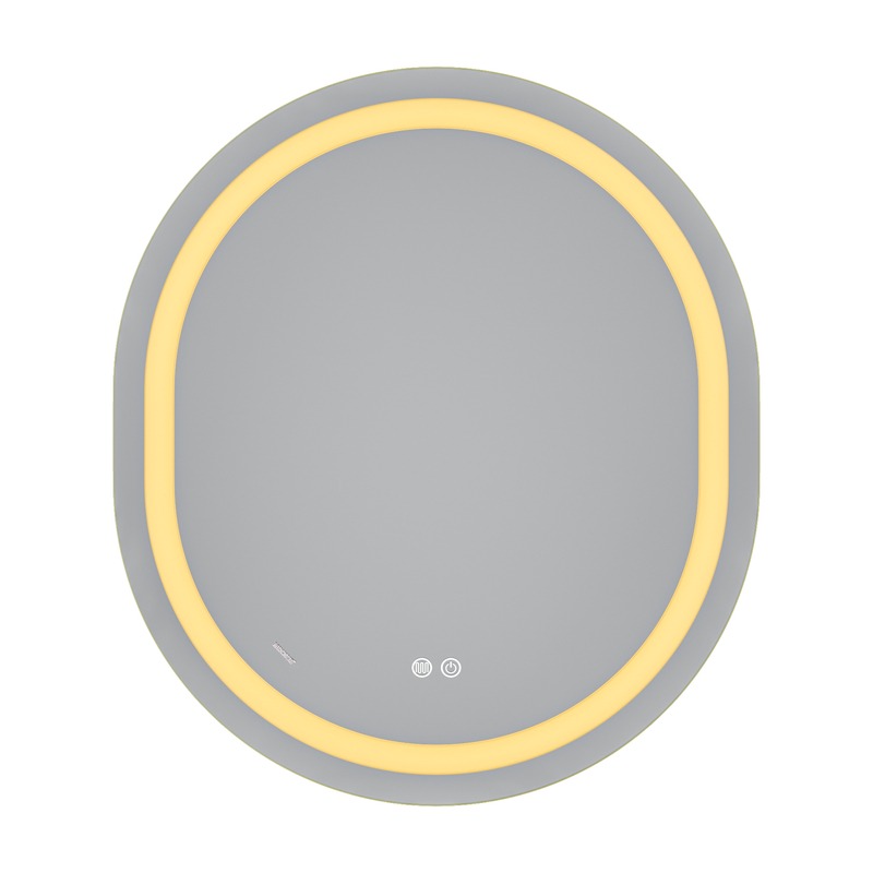 Дзеркало MIXXUS PREMIUM ELLIPSE MV05-80x70-REVERSE з LED Touch, Anti-fog, димером (3-6,5kK) (MP6643)
