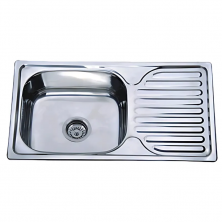 Мийка кухонна Zerix Z7642-08-180E (Satin) (ZX1602)