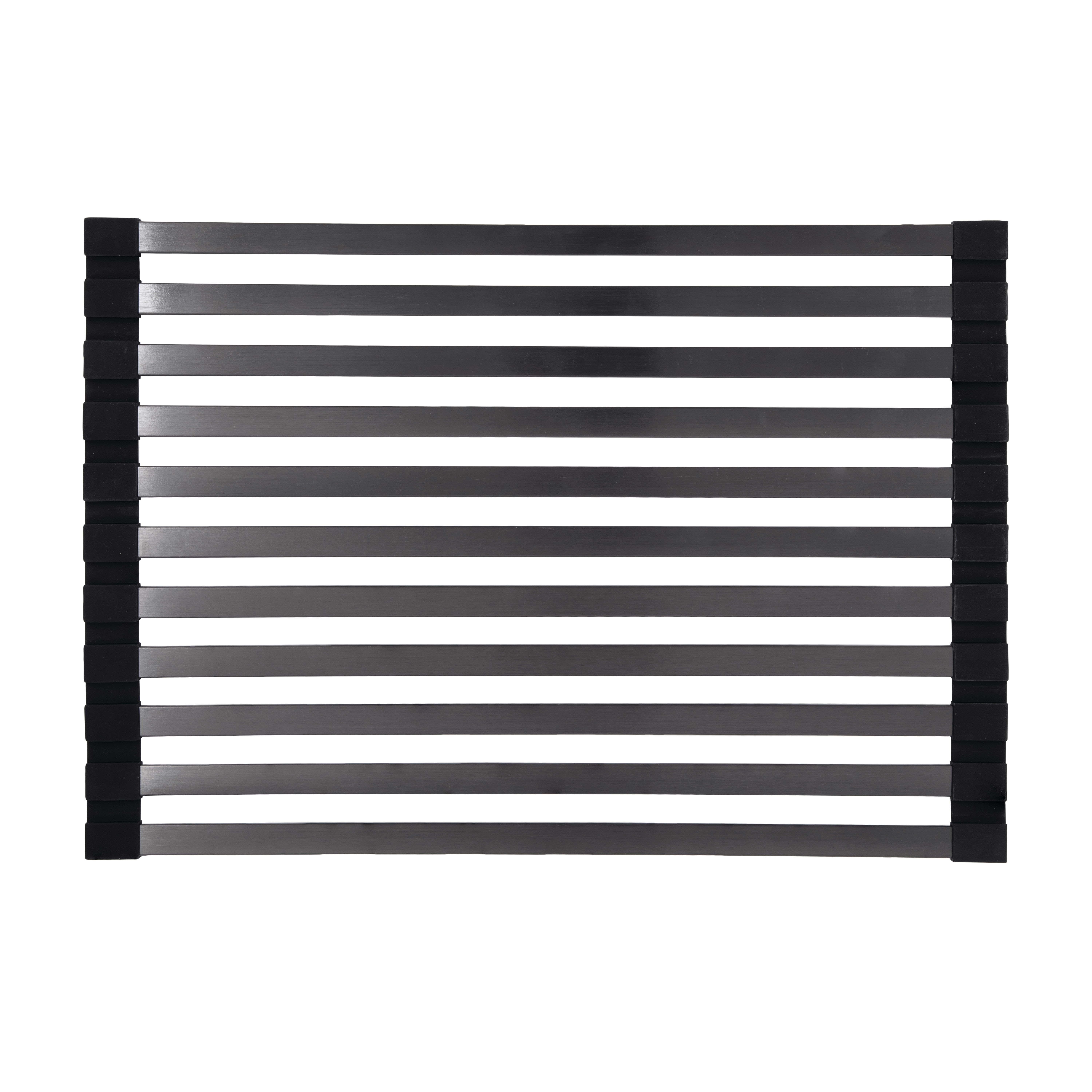 Сушарка на кухонну мийку Lidz Acsis LA14 Black, плоска основа, для посуду 430х300 мм LDACSLA14BLM49768