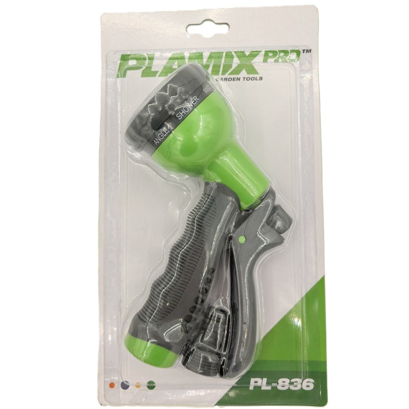 Пістолет-розпилювач для поливу, 8 режимів (ABS+TPR) PLAMIX PRO PL-836 (PM6078)
