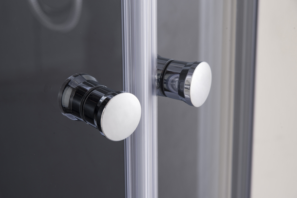 Душова кабіна без піддону MIXXUS PLAIN SC01-90x90x185-TR CHROME прозоре скло 4мм (MI6899)
