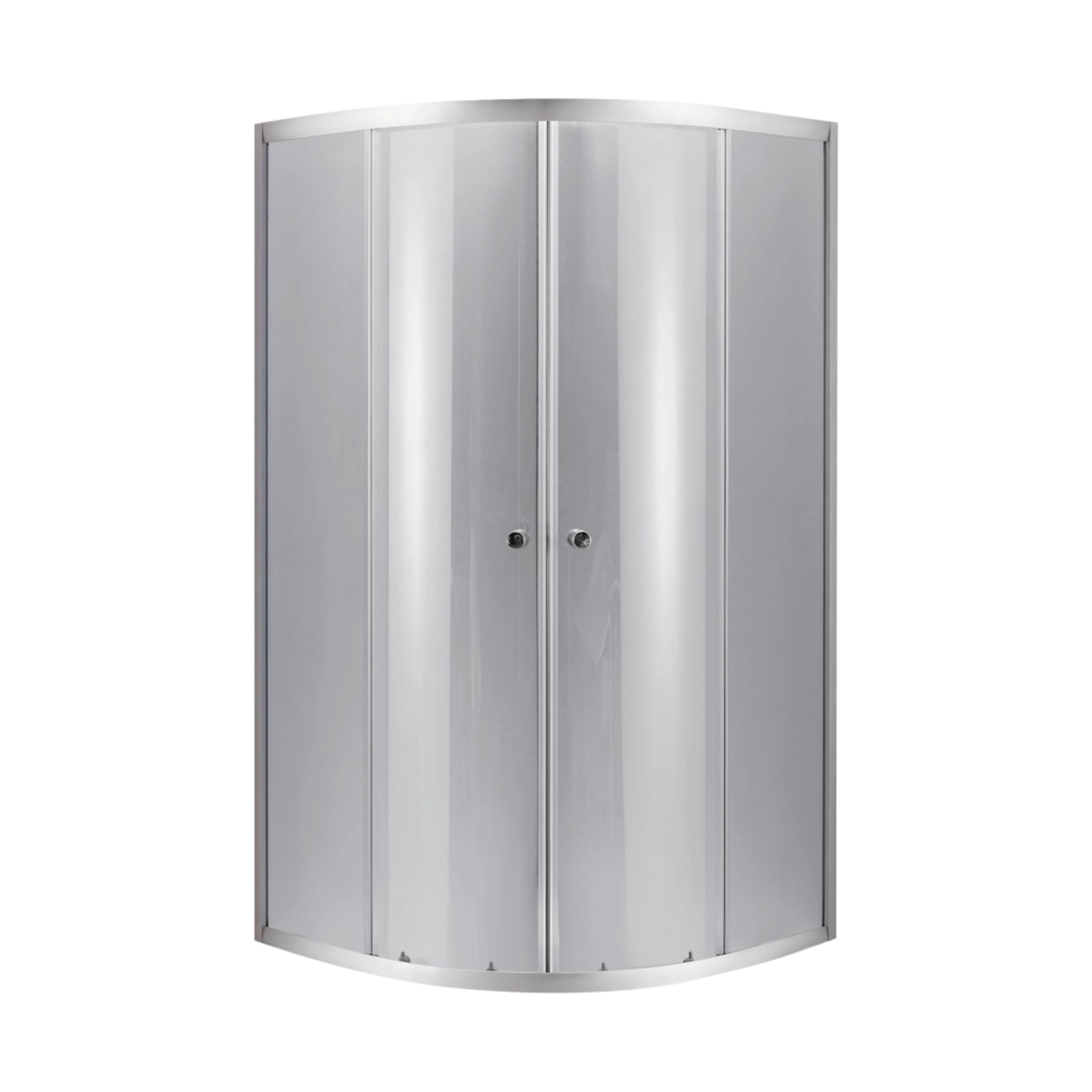 Lidz Набор: Душевая кабина Latwa SC90x90.SAT.LOW.DGR, полукруглая, стекло тонированное 4 мм + Душевой поддон Kapielka ST90x90x14