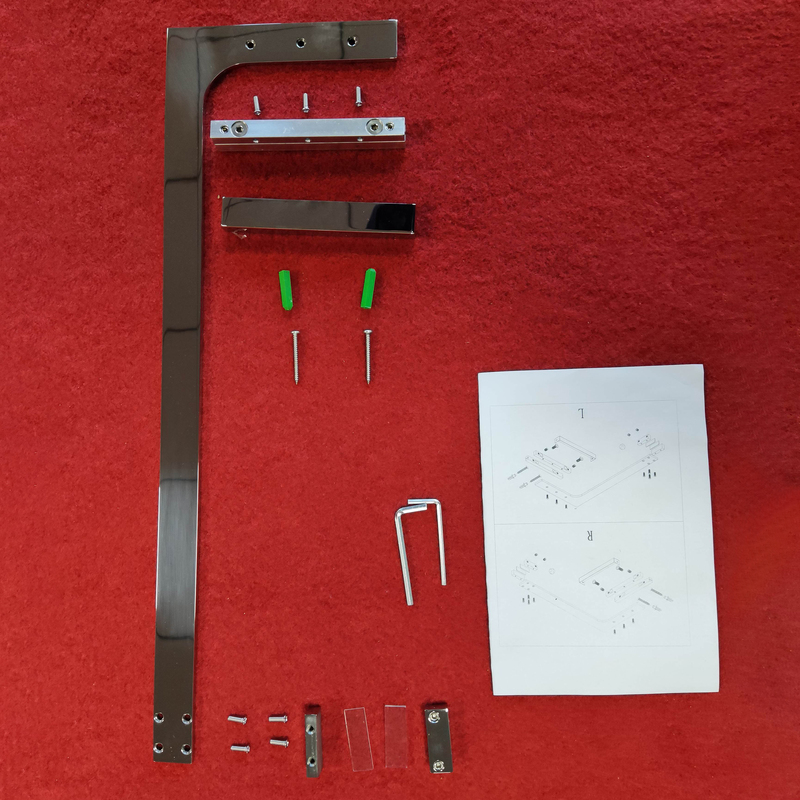 Душова перегородка Walk-In KOER SR SP02-100x200-TR-01 прозоре скло EASY CLEAN 8мм хром (KR5395)