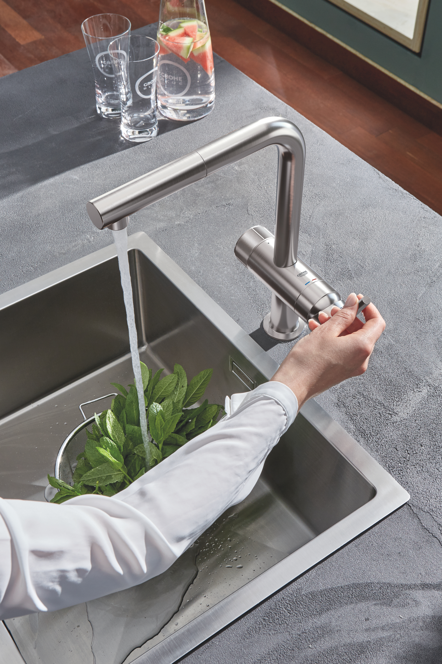 Комплект змішувача для кухні із фільтром Grohe Blue Pure (30382DC0)