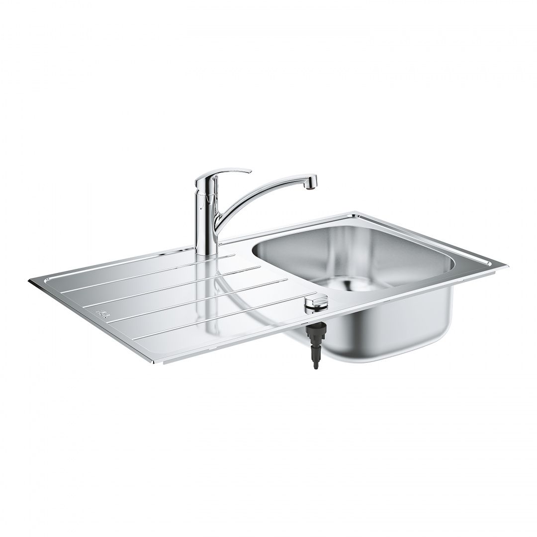 Набор Grohe мойка кухонная K200 + смеситель Eurosmart 31565SD1