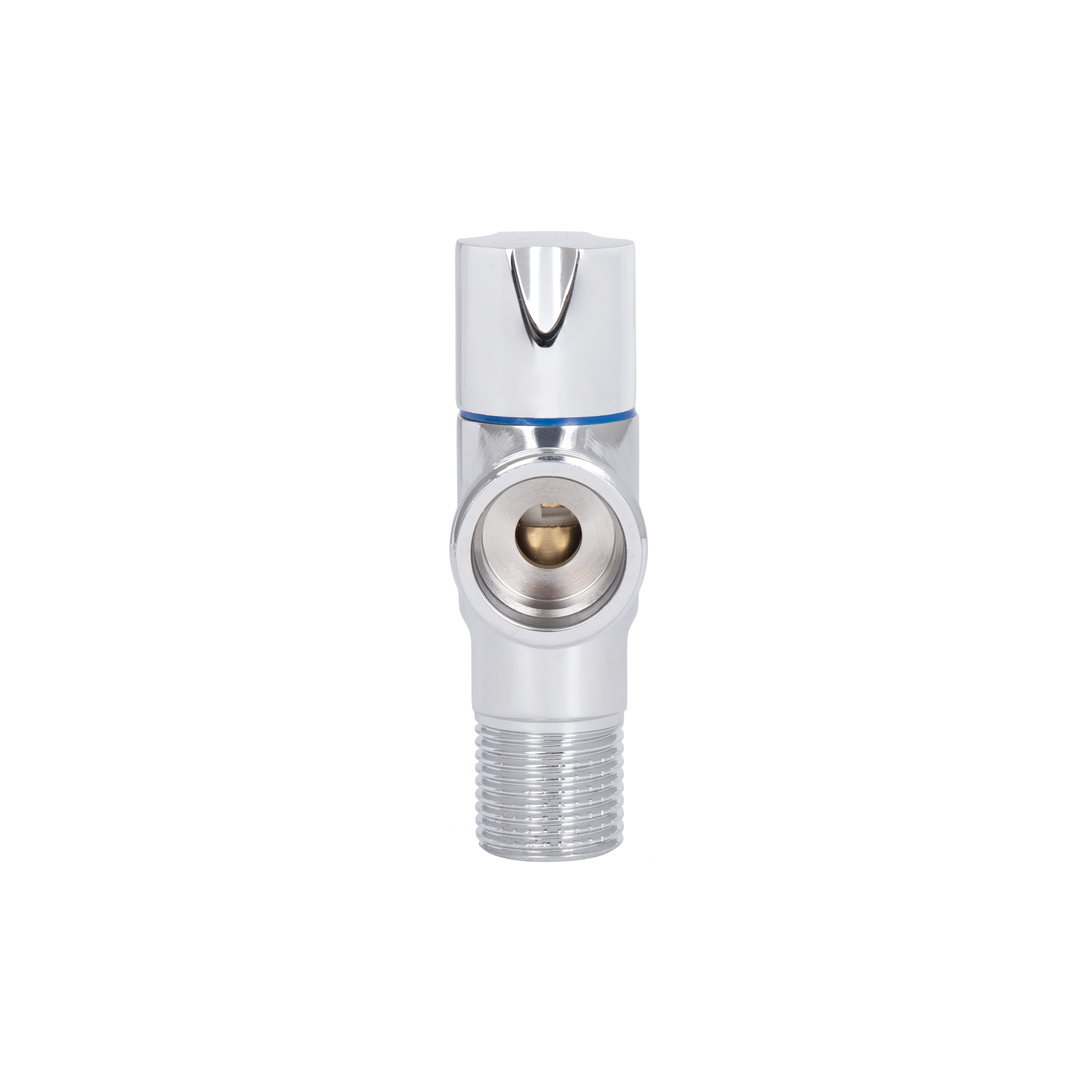 Кран кутовий Thermo Alliance Standart (ручка кругла) з керам.буксою 1/2"З х 3/4"З SF342W1520
