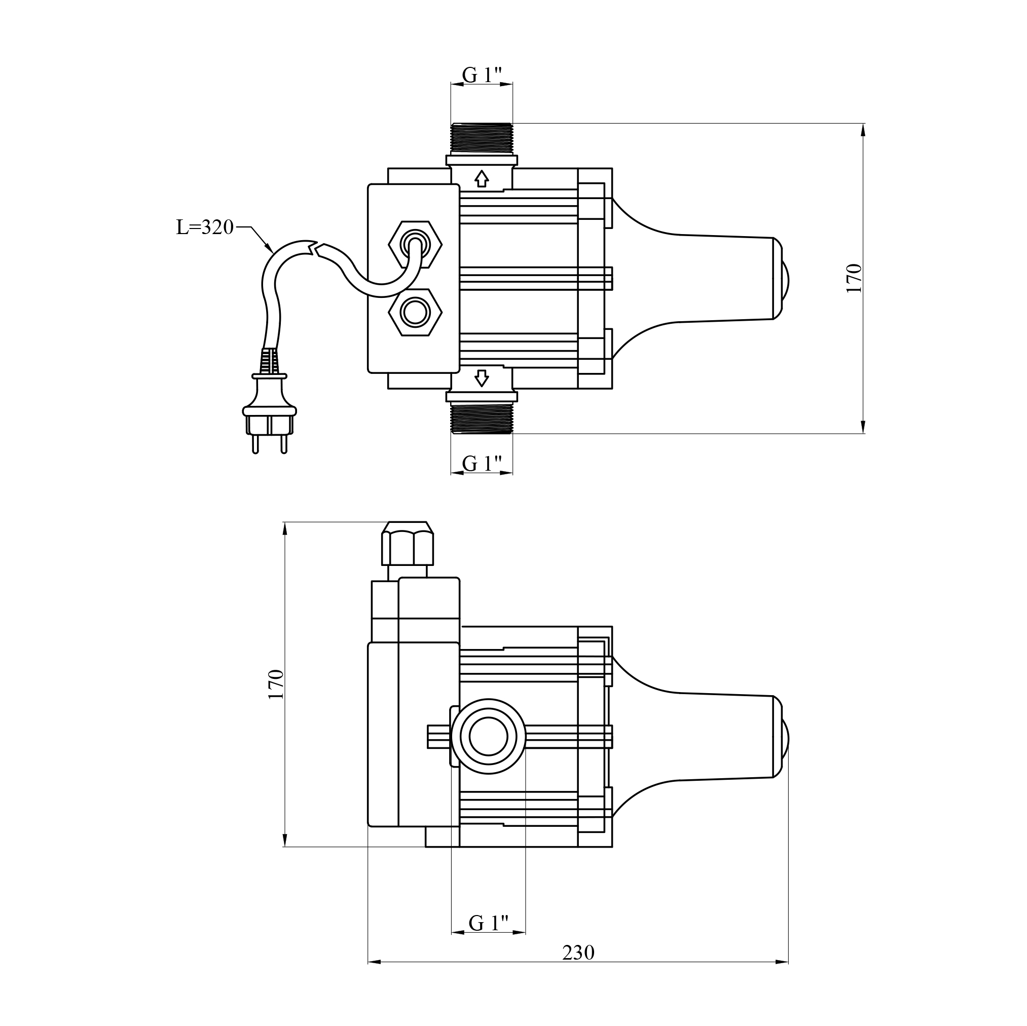 Автоматичний контролер тиску Agua JB-1