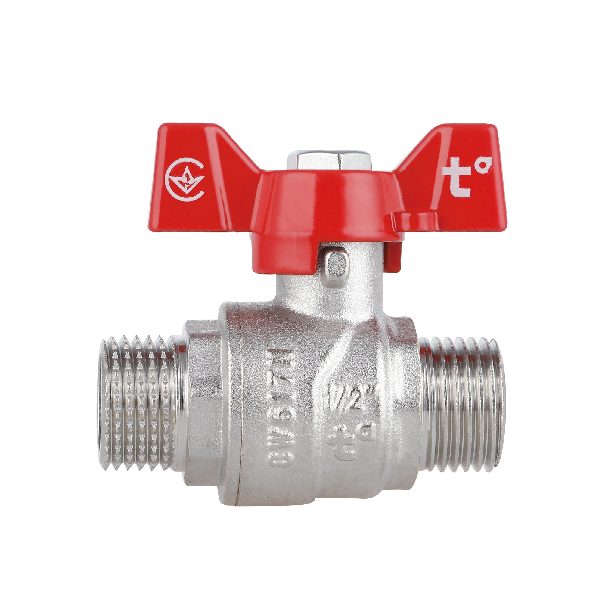 Кран кульовий Thermo Alliance Forte 1/2" ЗР для води (метелик) SF606W15