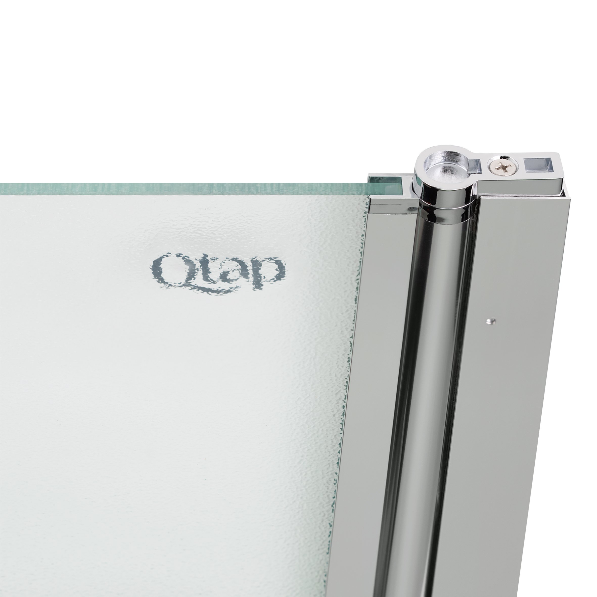 Штора на ванну Qtap Standard CRM407513APR скло Pear 6 мм, 75х140 см, права