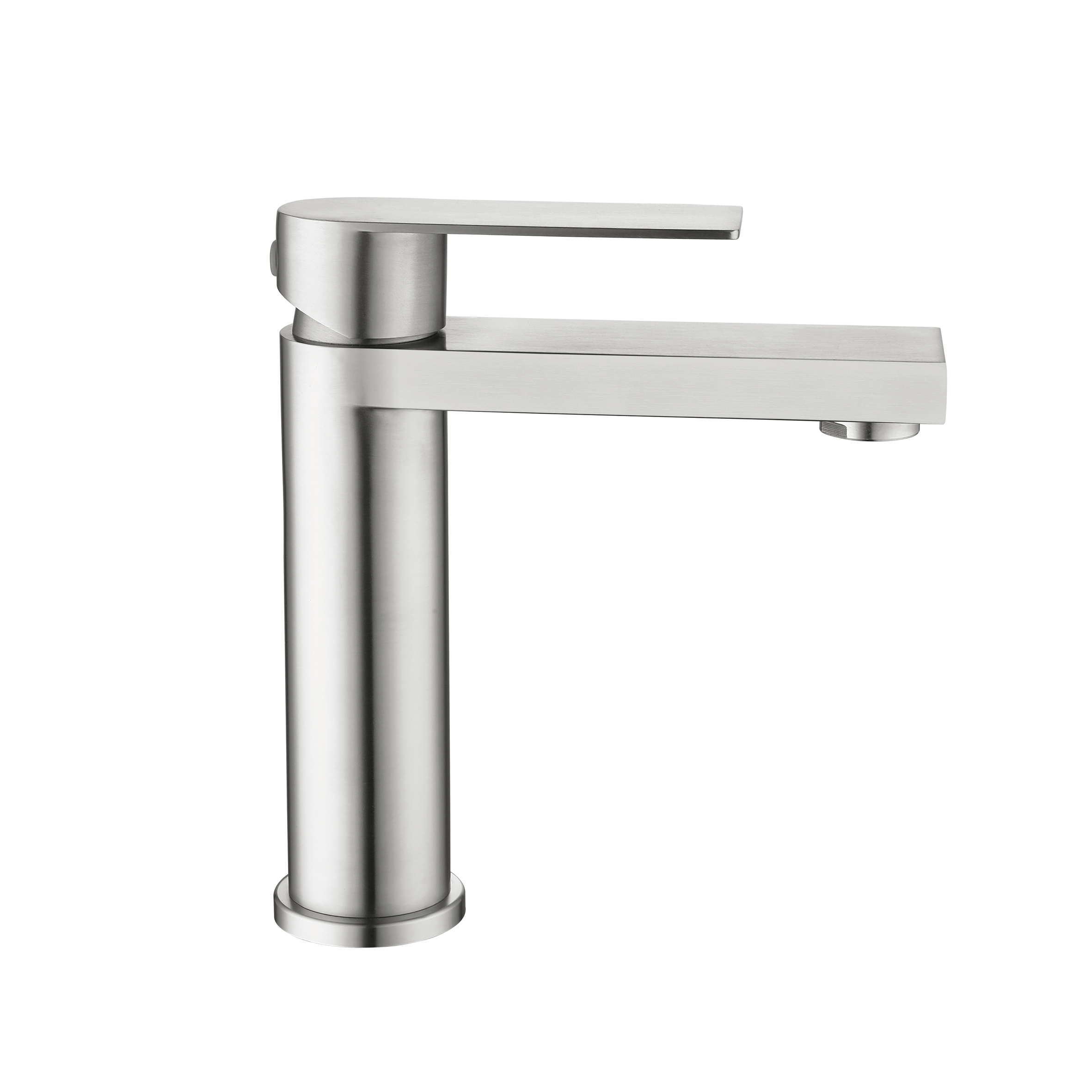 Змішувач для раковини низький Lidz Nexus 001F (k35)  LDNEX001FNKS49184 Nickel