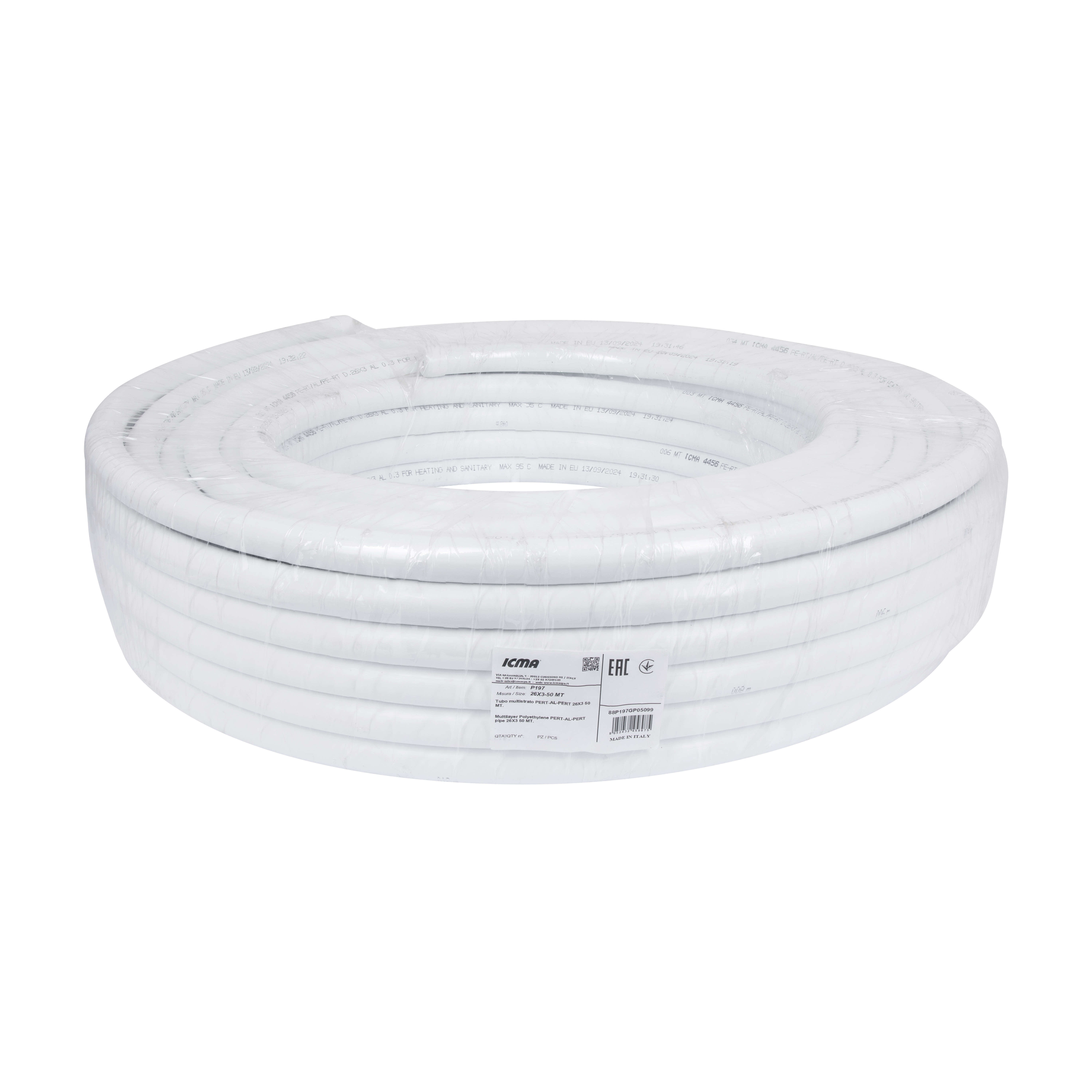 Труба PE-AL-PERT Icma 26х3 мм, 50 м №P199