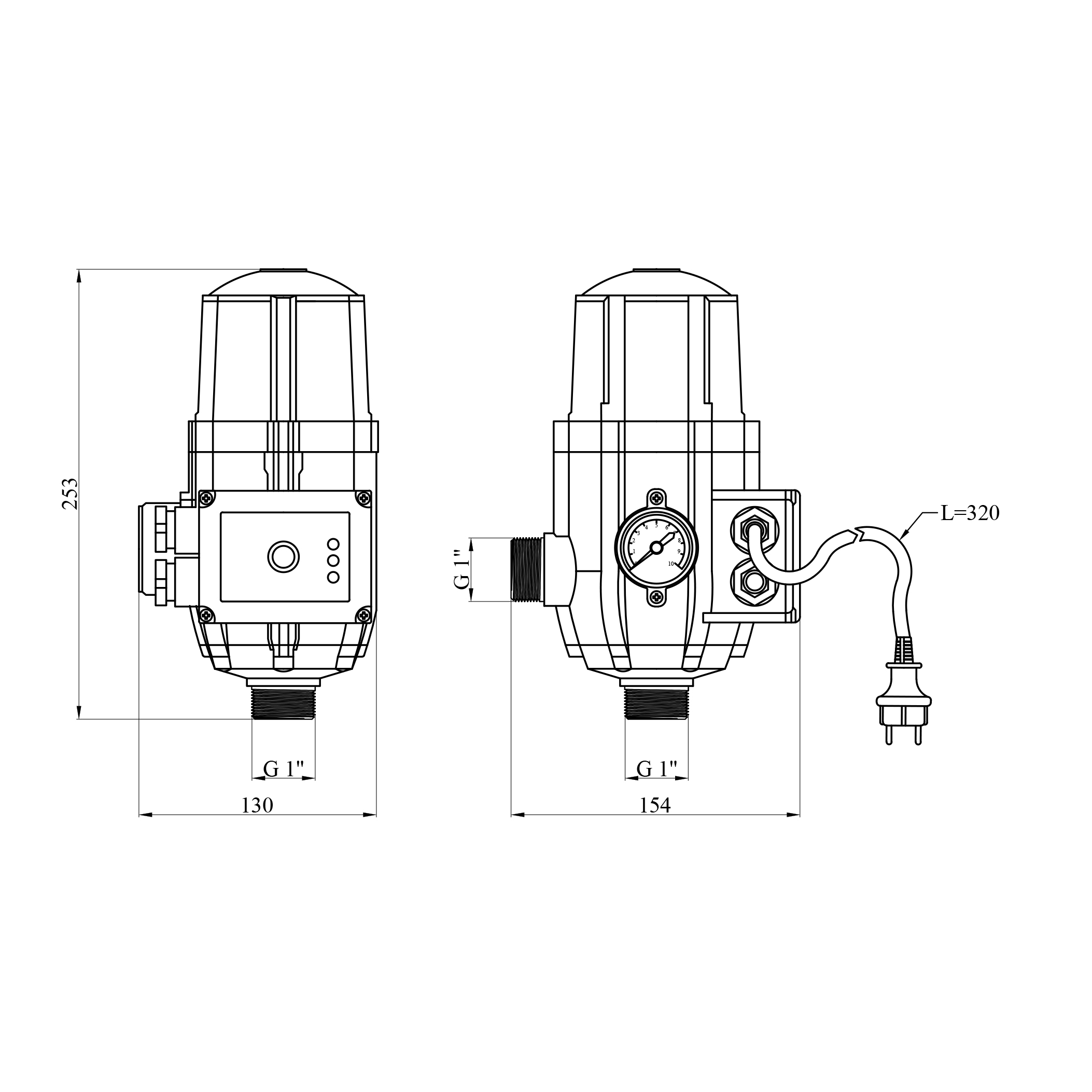 Автоматичний контролер тиску Agua JB-2
