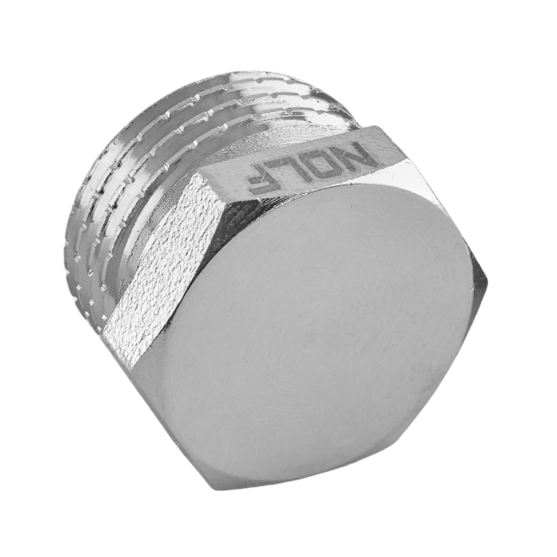 Заглушка нікельована NOLF NFC.P06M-N-1/2" M (NF3066)