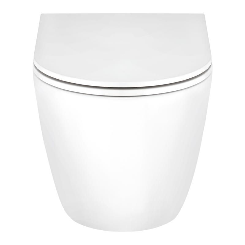 Унітаз підвісний Qtap Scorpio безободковий Ultra Quiet з сидінням Soft-close QT1433053EUQW