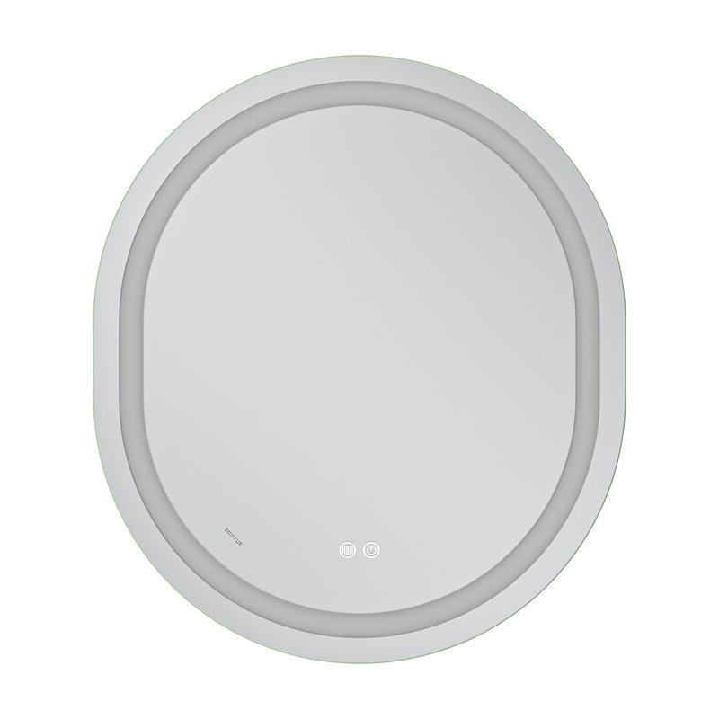 Дзеркало MIXXUS PREMIUM ELLIPSE MV05-80x70-REVERSE з LED Touch, Anti-fog, димером (3-6,5kK) (MP6643)