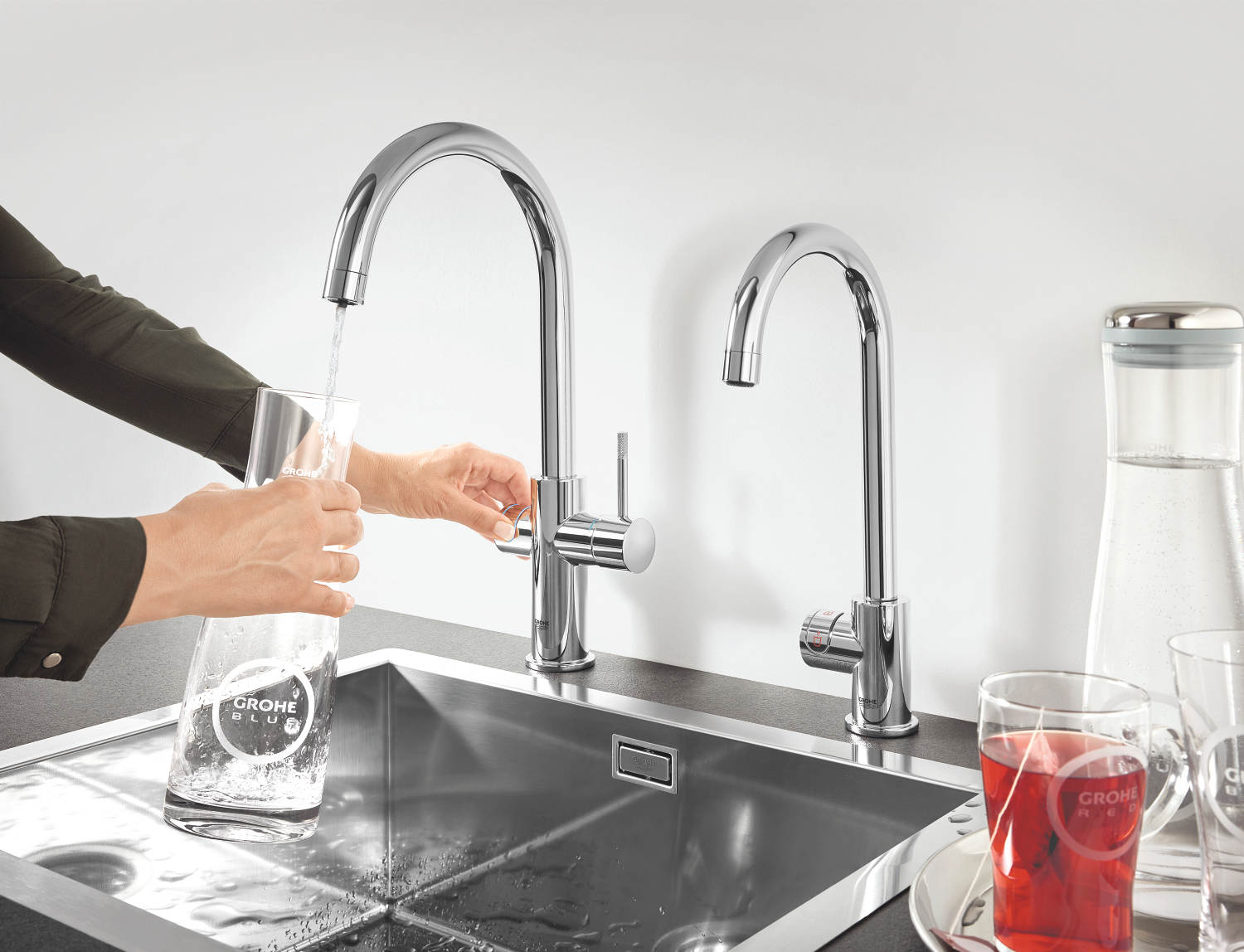Система фільтрів для питної води зі змішувачем Grohe Blue Pro Connected (31323002)