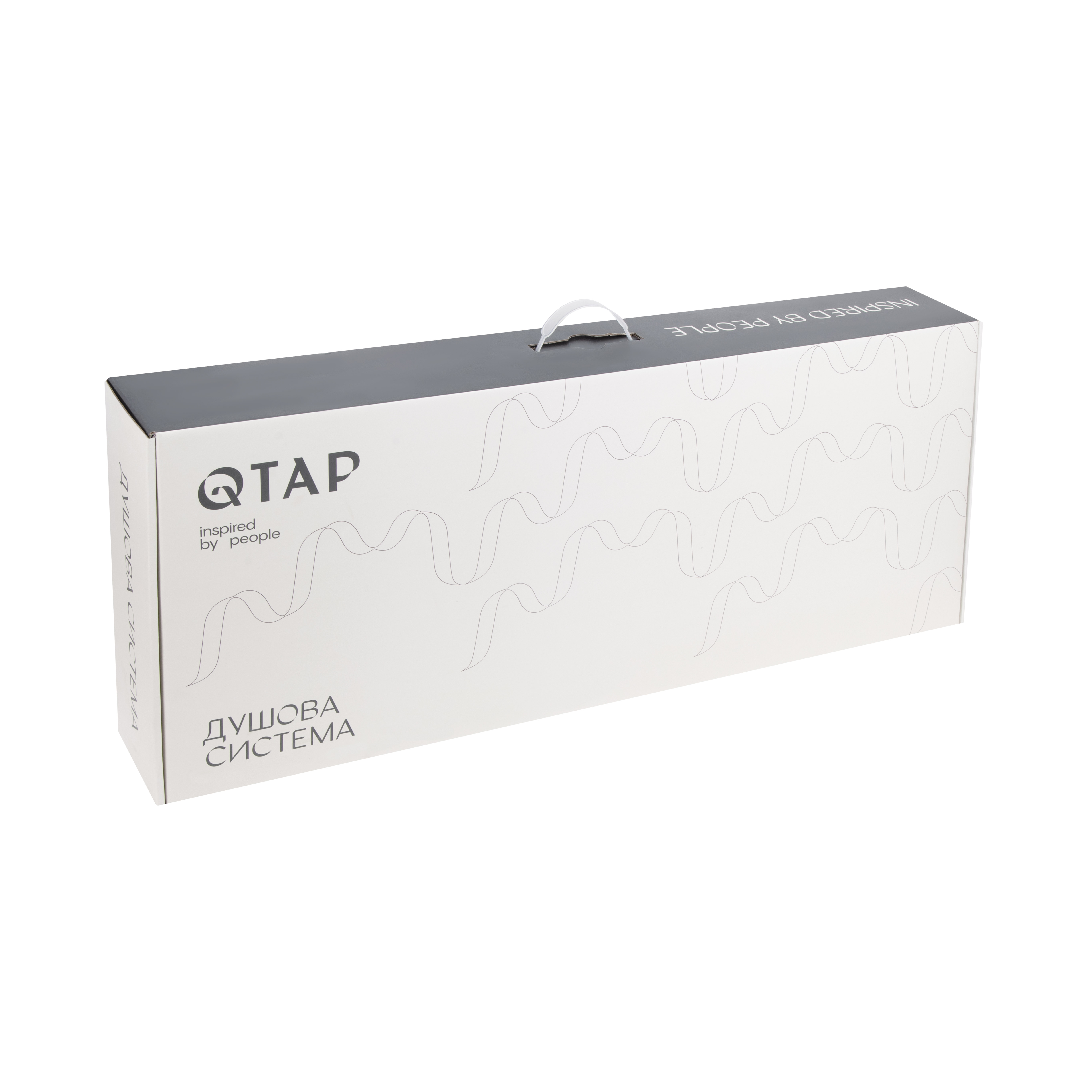 Душова система універсальна Qtap Presto на три споживачі (з виливом) QTPRE111CRM45575 Chrome