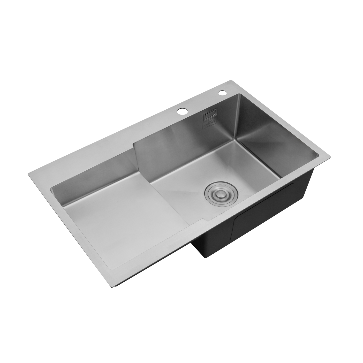 Кухонна мийка Kroner KRP Gebürstet - 7848RHM (3.0/1.0 мм)