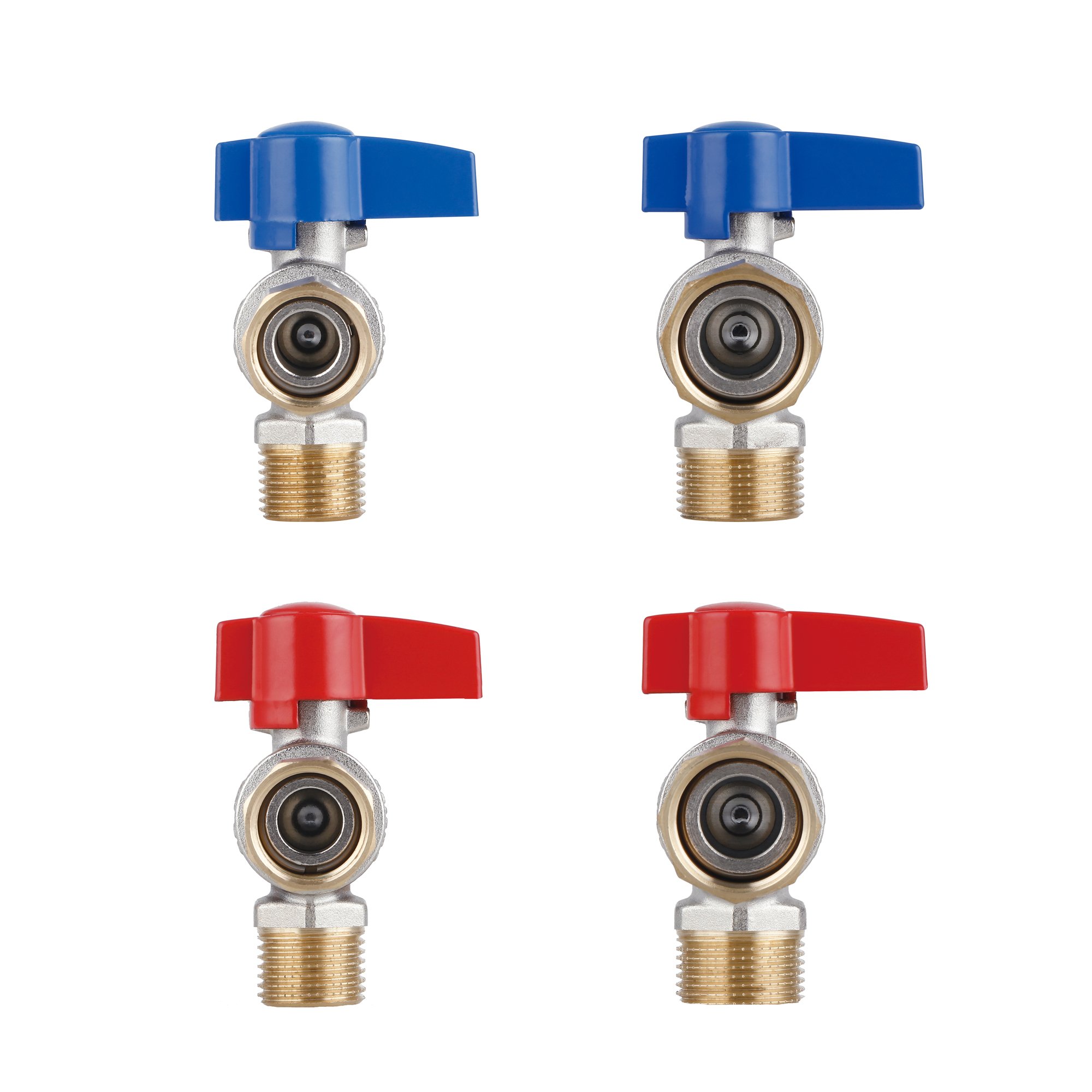 Комплект кутовий кранів Thermo Alliance Standart 1/2"ВН -3/4"ВН з накидною гайкою для підключення котла TAS225RBW1520
