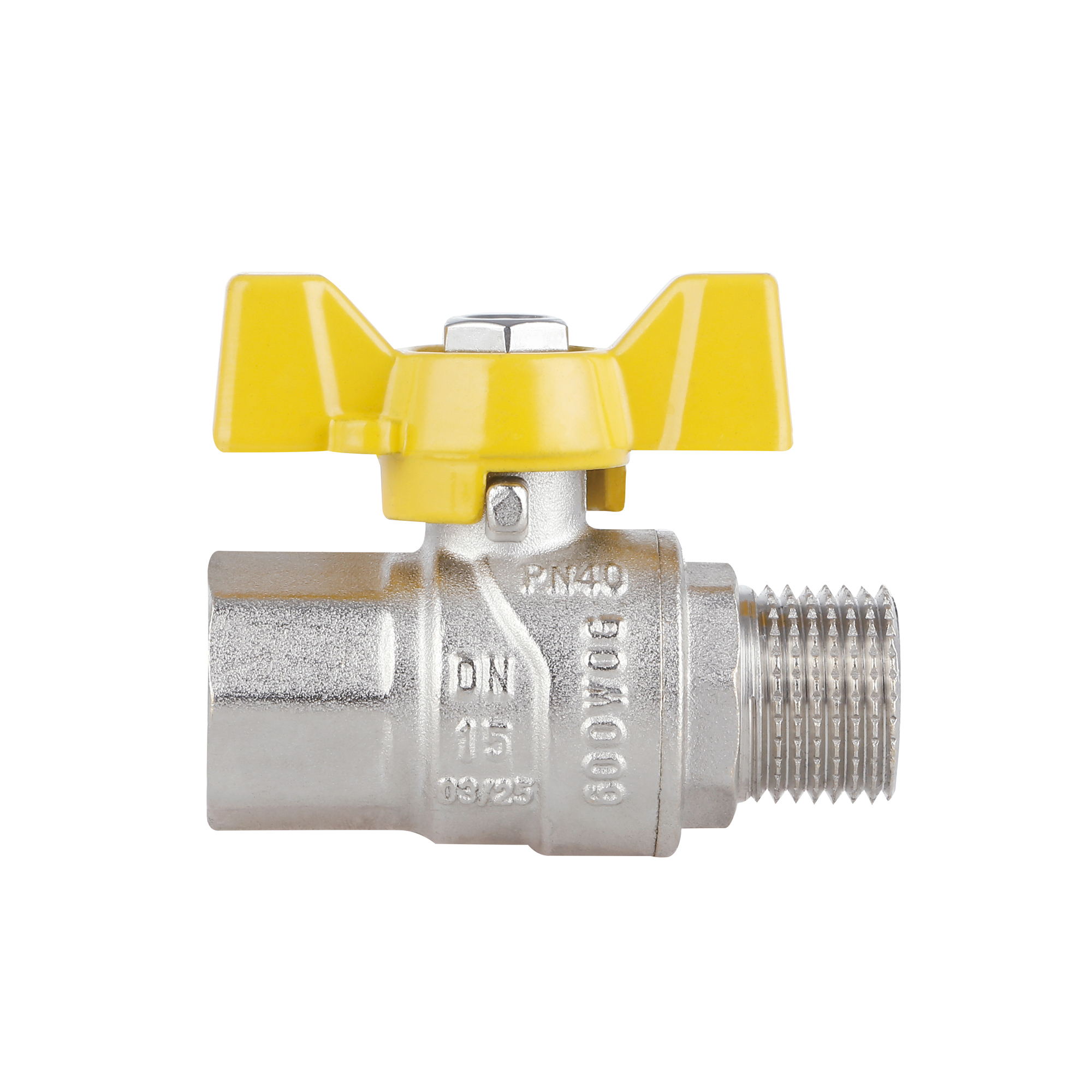 Кран кульовий Thermo Alliance Forte 1/2" ВЗ для газа (метелик) SF607G15