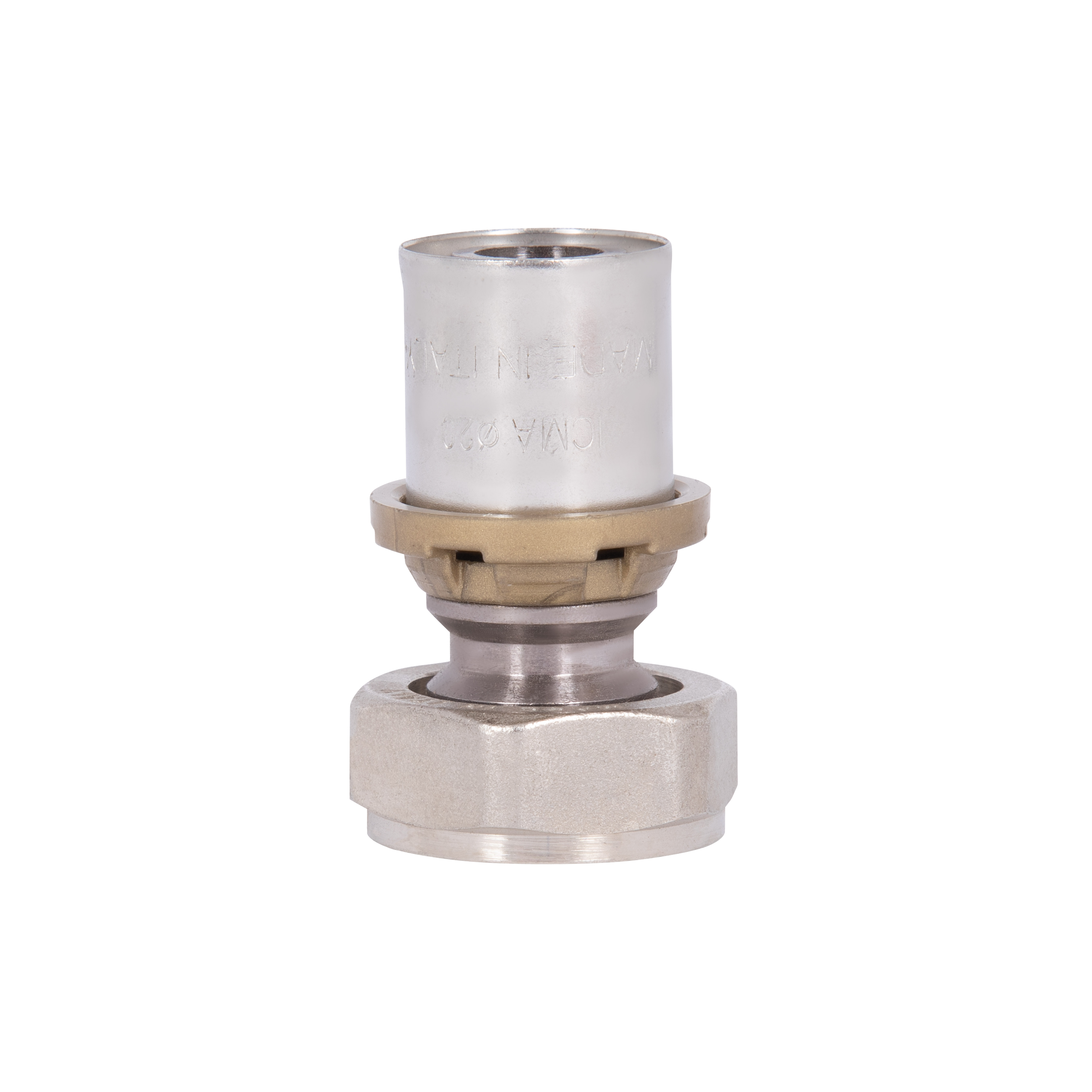 Перехідник прес Icma 20х3/4" ВР з накидною гайкою №416