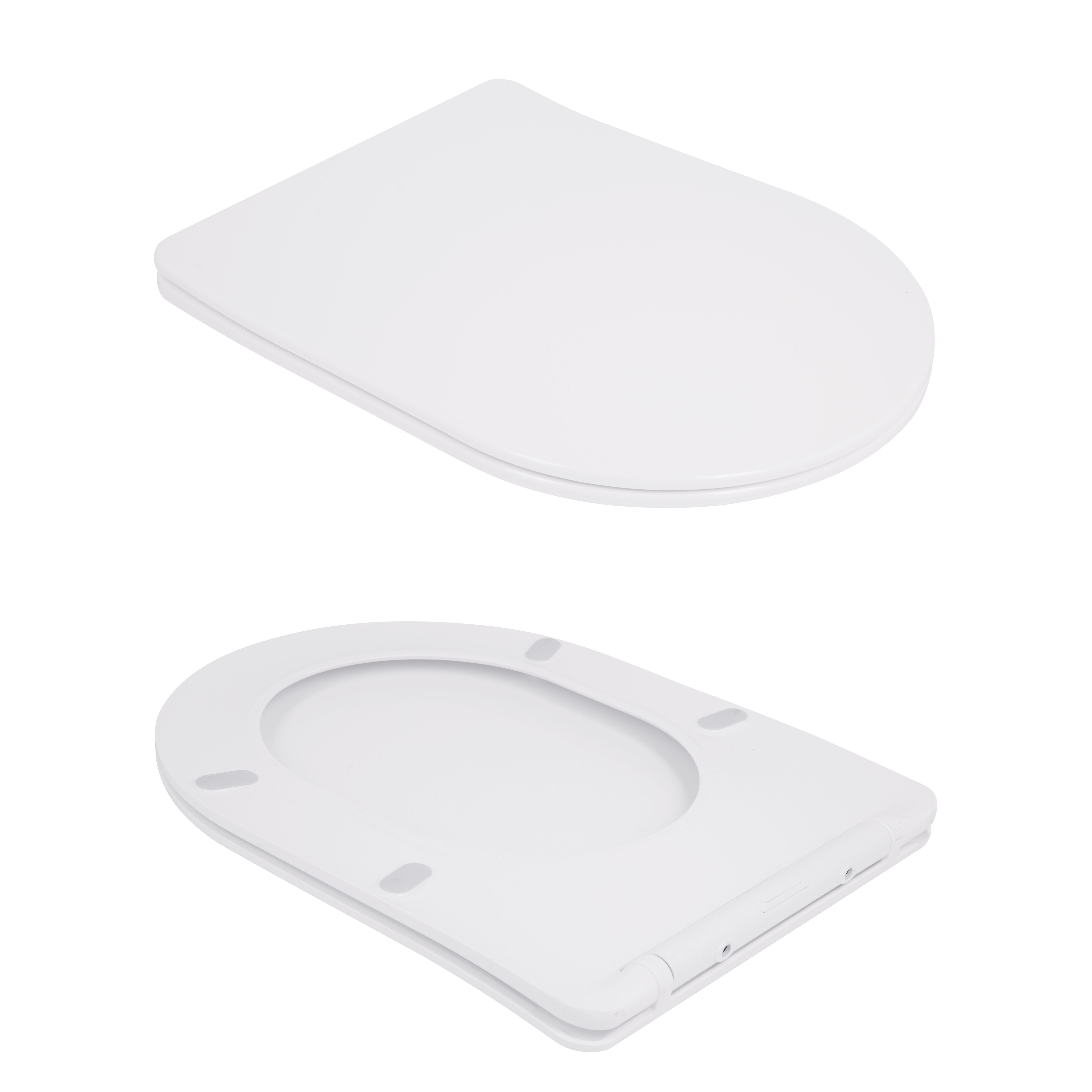 Унітаз-компакт Qtap Robin Ultra Quiet безободковий з сидінням Soft-close QT13226089AW