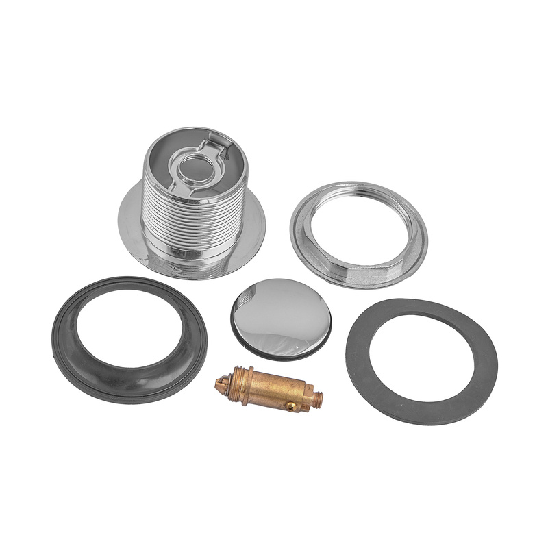 Донний клапан для ванни ZERIX BV-07 автоматичний (Click-Clack) (Колір хром) 1 1/2'' (ZX6024)